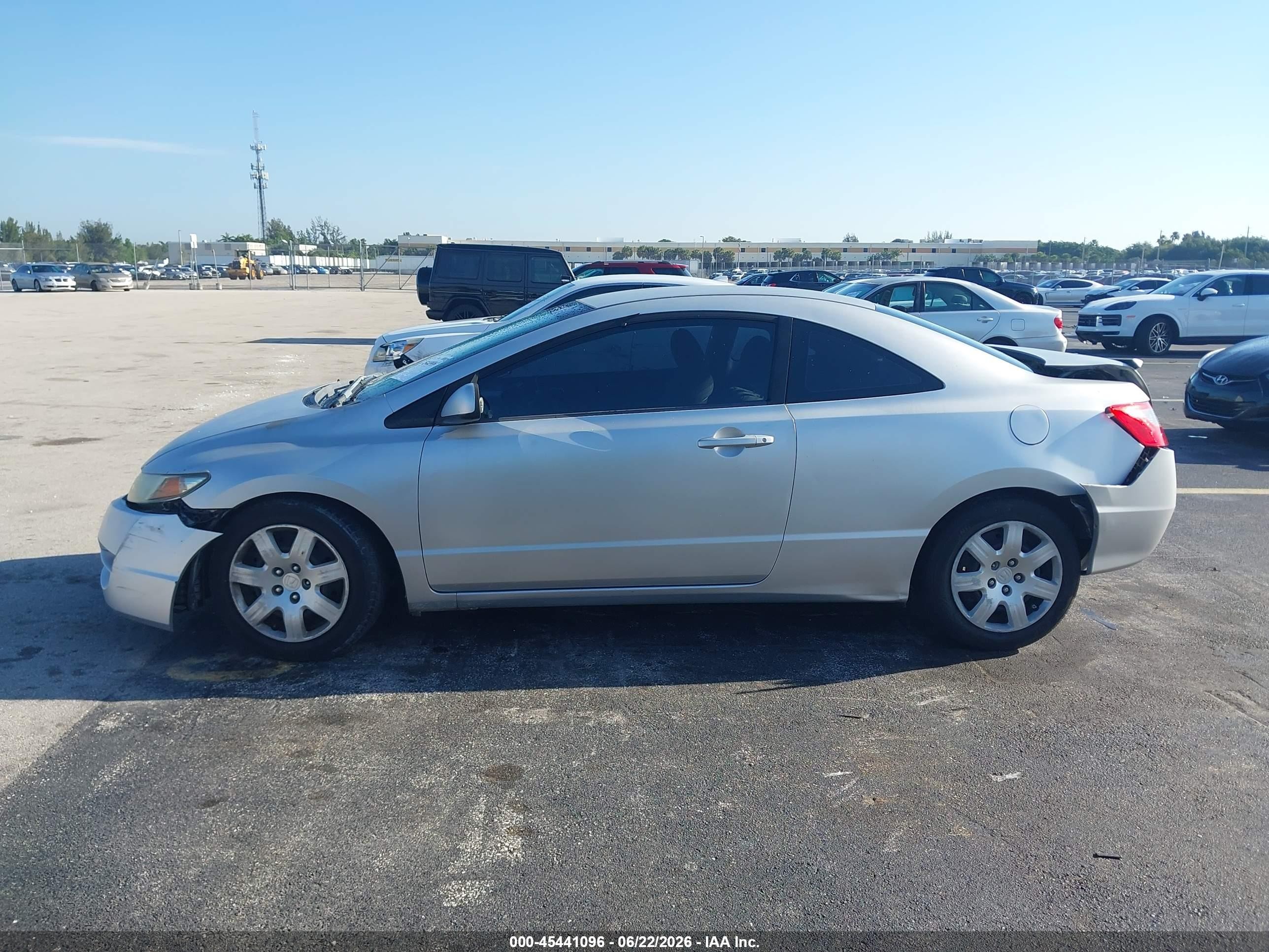 2009 Honda Civic Lx Gray vin: 2HGFG12659H507967