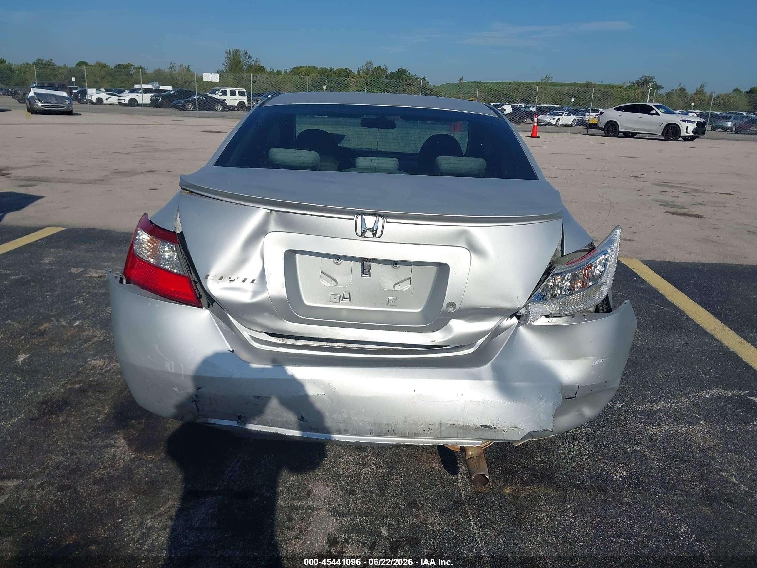 2009 Honda Civic Lx Gray vin: 2HGFG12659H507967