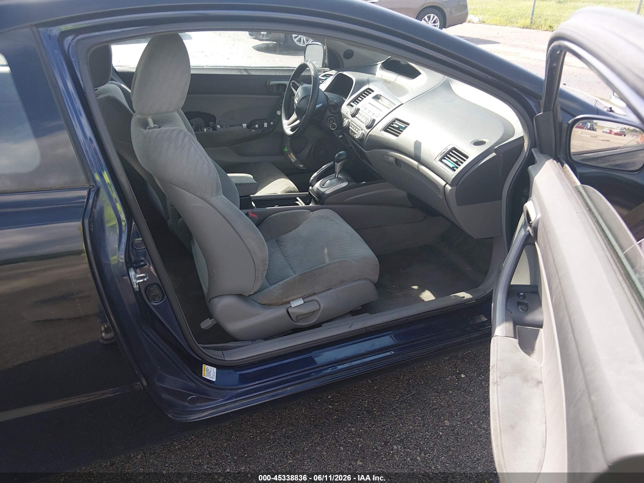 2009 Honda Civic Lx Black vin: 2HGFG12659H519066