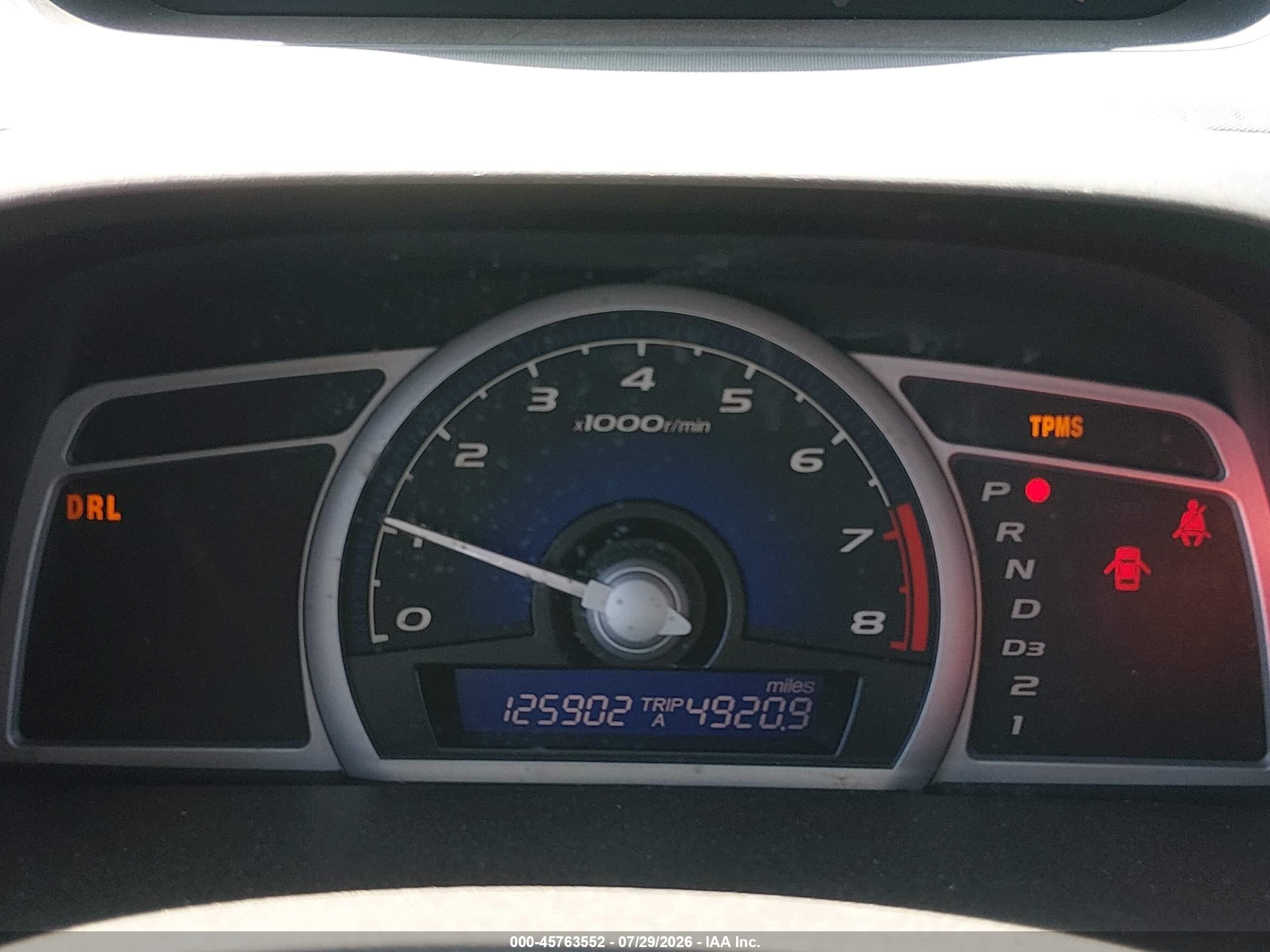 2009 Honda Civic Lx Black vin: 2HGFG12659H524123