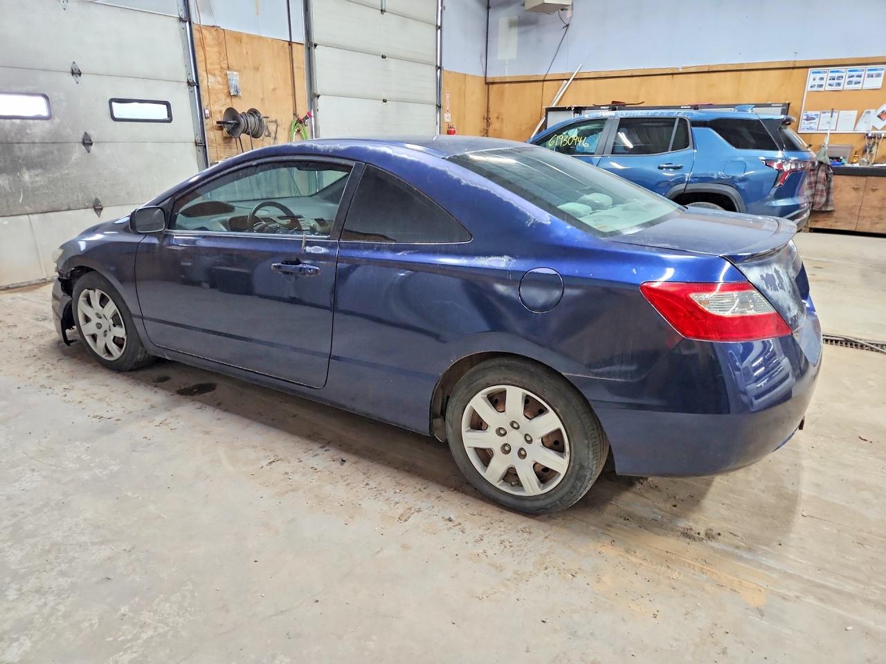 2009 Honda Civic Lx Blue vin: 2HGFG12659H540323