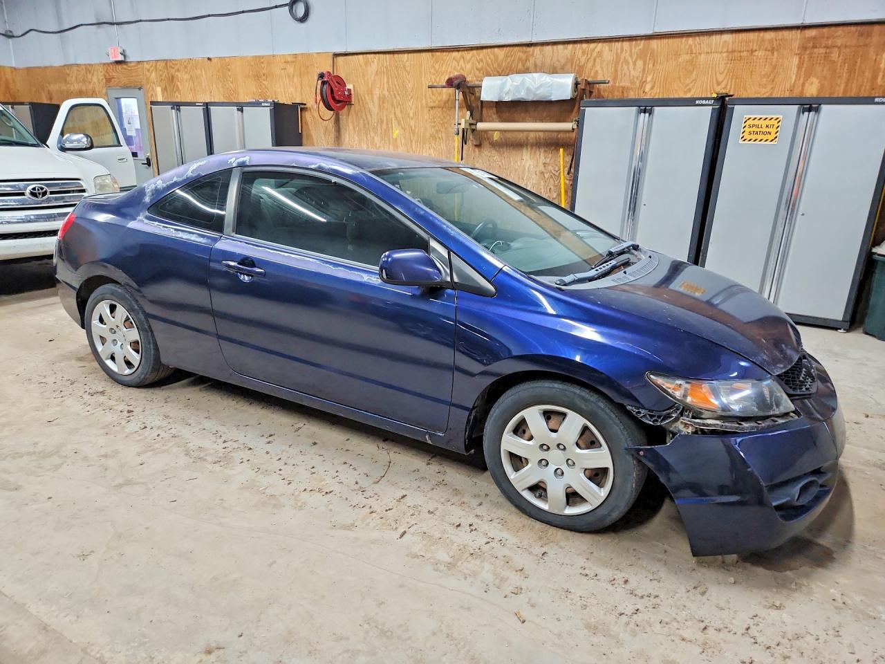 2009 Honda Civic Lx Blue vin: 2HGFG12659H540323