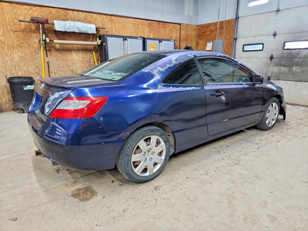 2009 Honda Civic Lx Blue vin: 2HGFG12659H540323