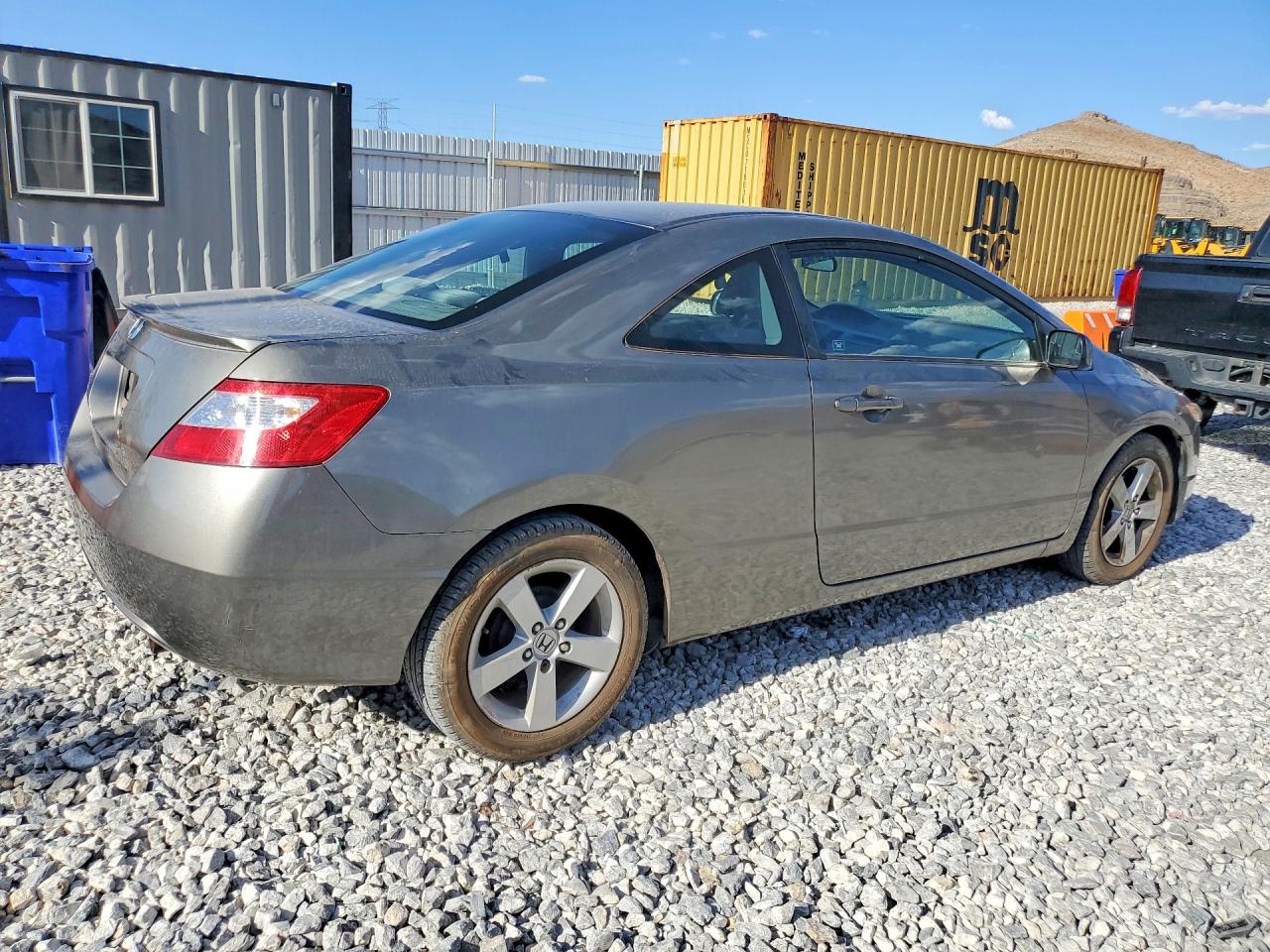 2006 Honda Civic Lx Gray vin: 2HGFG12666H514261