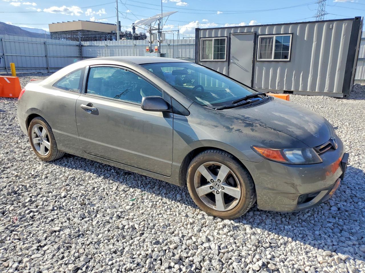 2006 Honda Civic Lx Gray vin: 2HGFG12666H514261