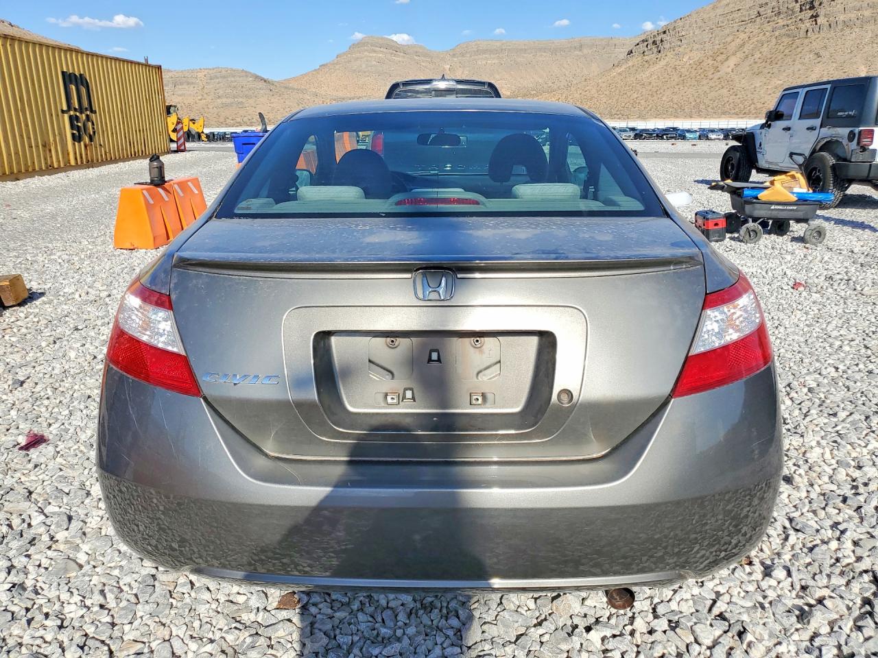 2006 Honda Civic Lx Gray vin: 2HGFG12666H514261