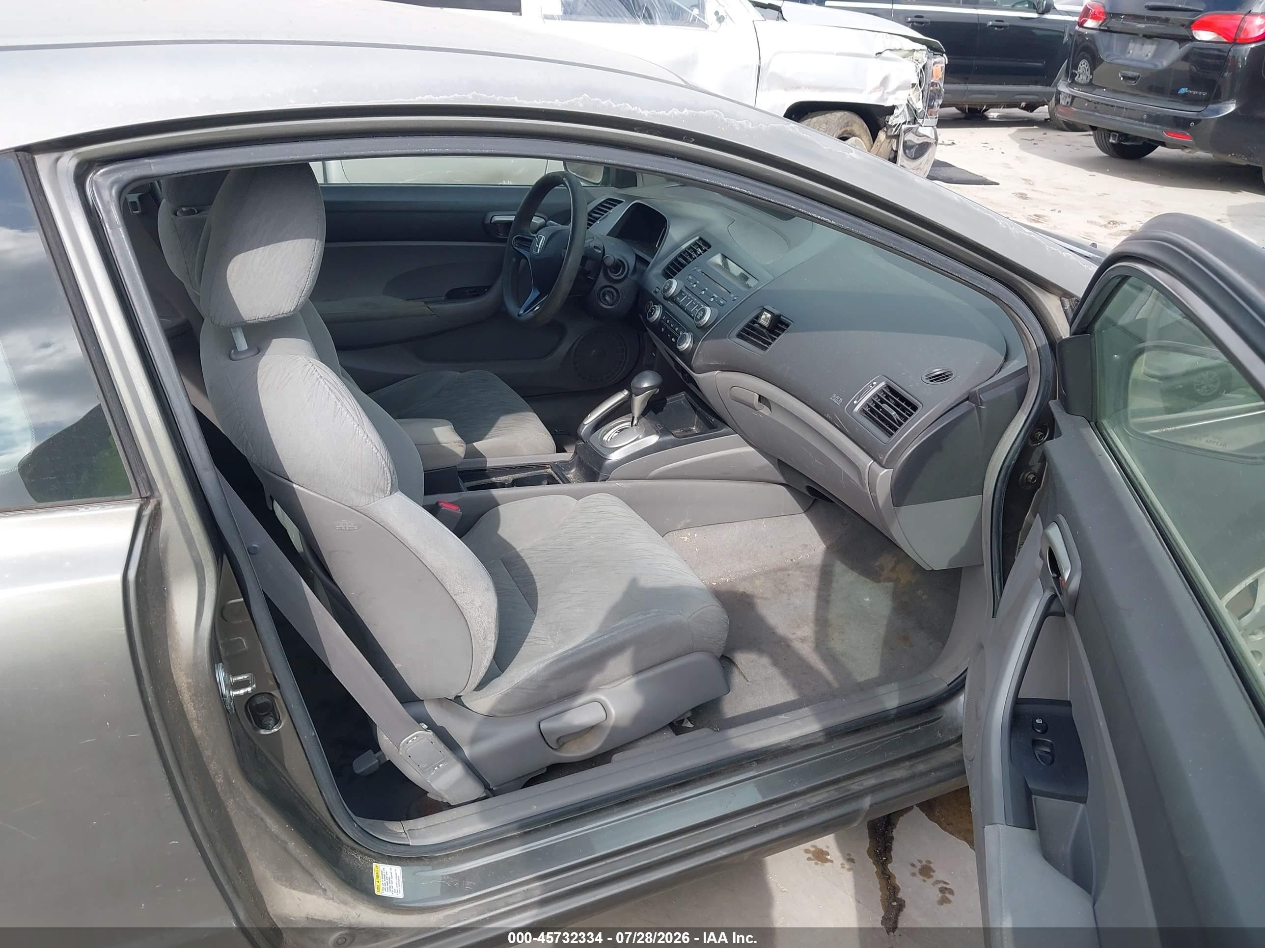 2006 Honda Civic Lx Brown vin: 2HGFG12666H529522