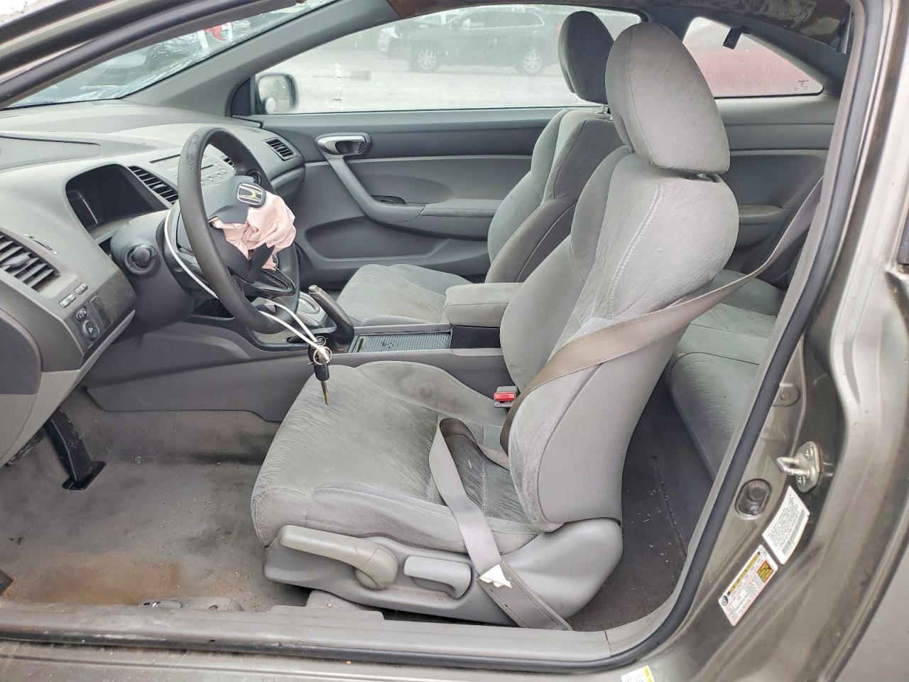 2007 Honda Civic Lx Gray vin: 2HGFG12667H507814