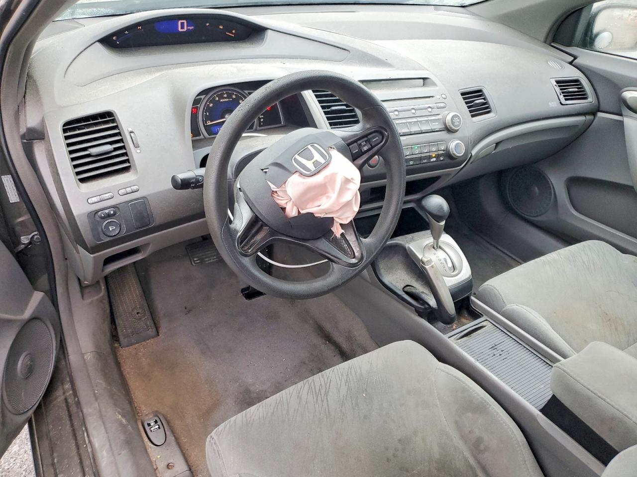 2007 Honda Civic Lx Gray vin: 2HGFG12667H507814