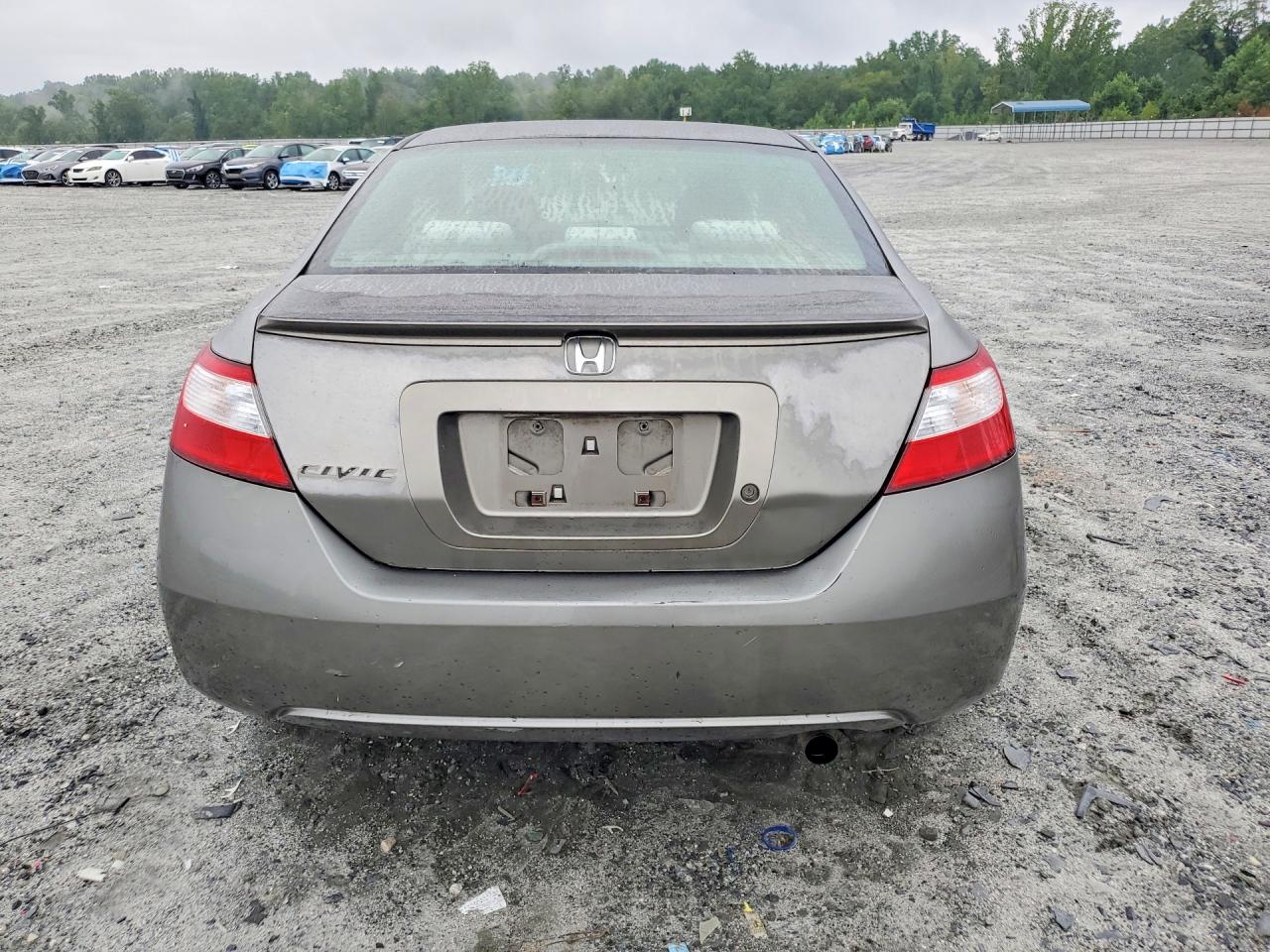 2007 Honda Civic Lx Gray vin: 2HGFG12667H507814