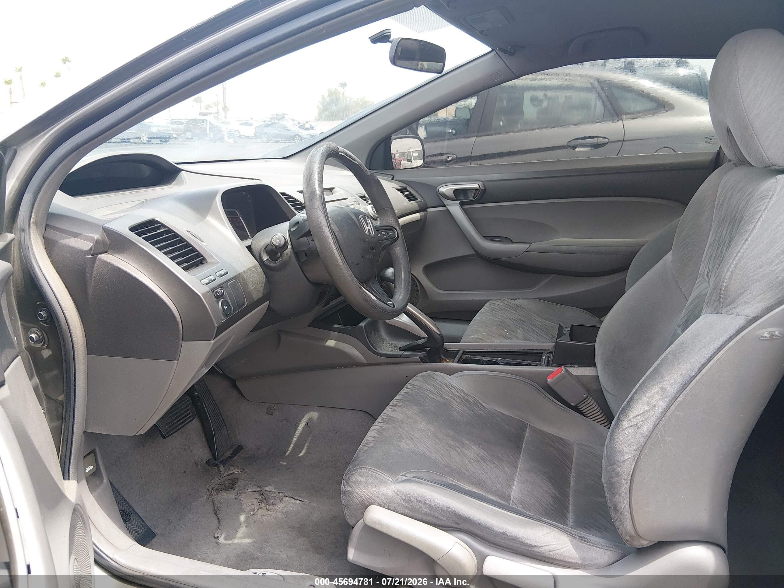 2007 Honda Civic Lx Silver vin: 2HGFG12667H510132