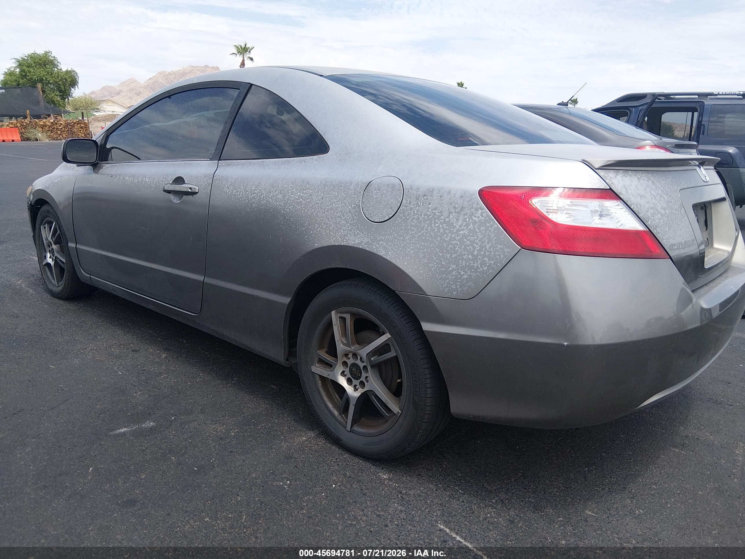 2007 Honda Civic Lx Silver vin: 2HGFG12667H510132