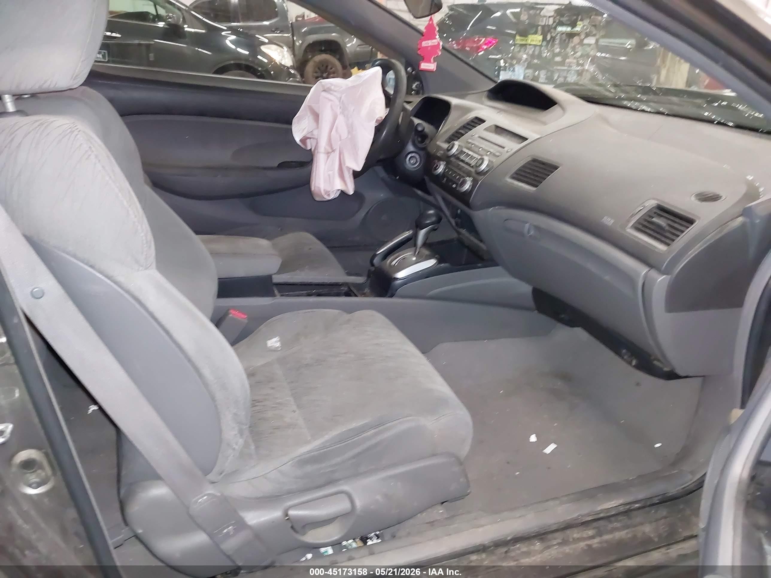 2007 Honda Civic Lx Gray vin: 2HGFG12667H510762