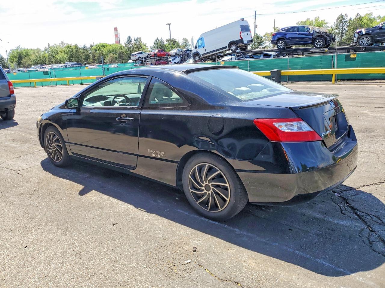 2007 Honda Civic Lx Черный vin: 2HGFG12667H553966