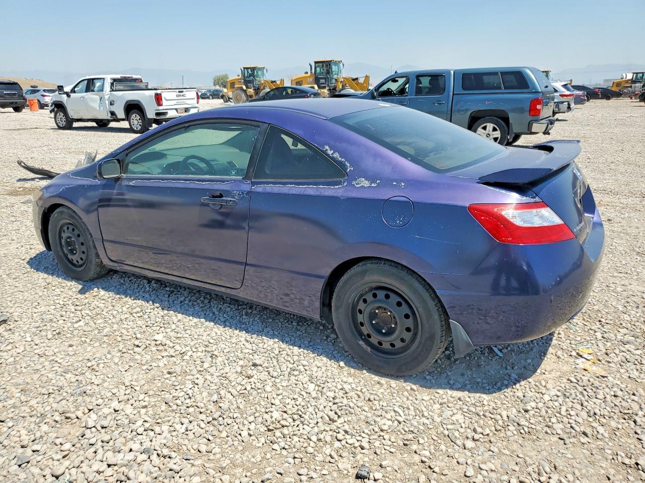 2007 Honda Civic Lx Blue vin: 2HGFG12667H562909
