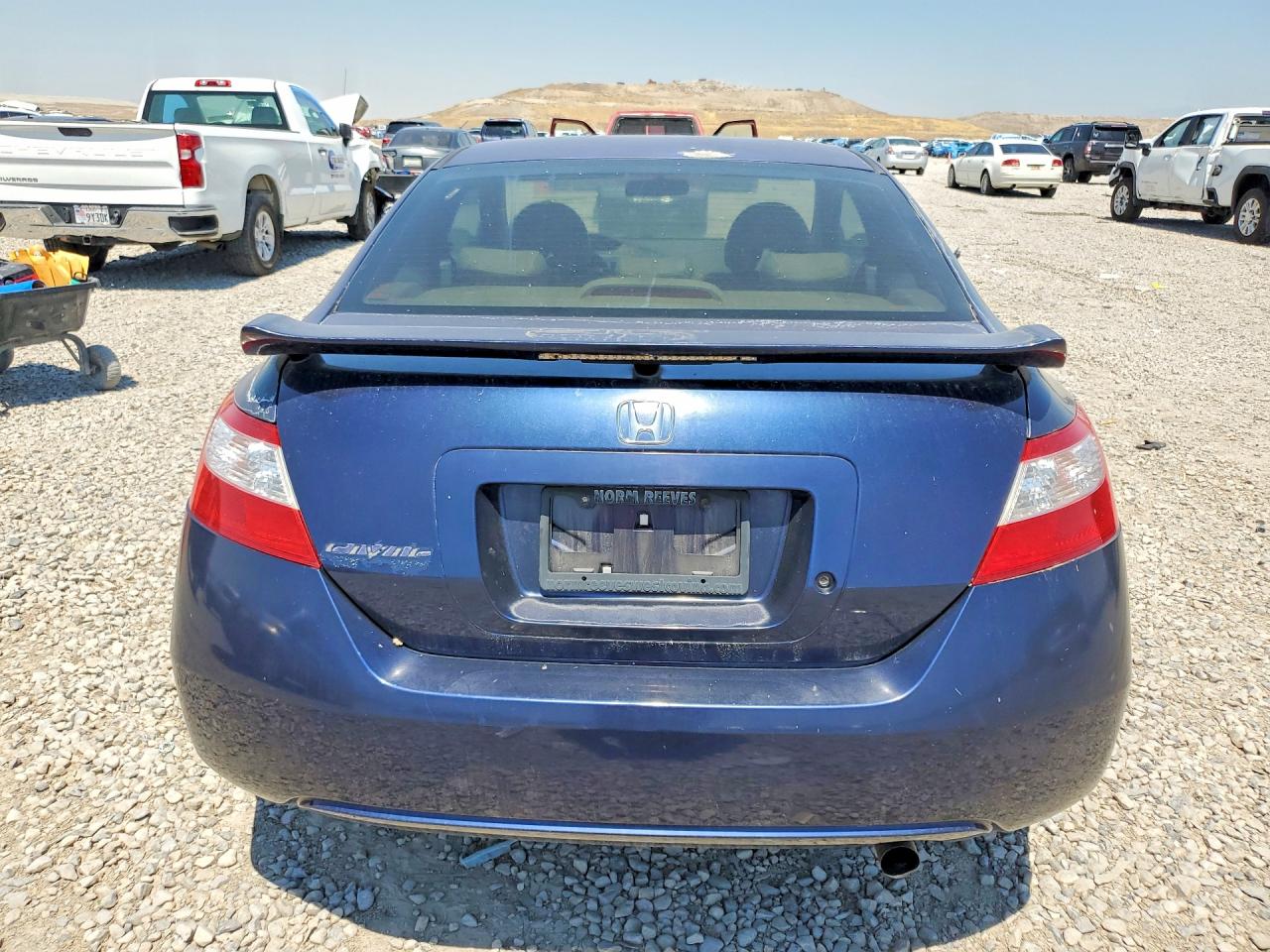 2007 Honda Civic Lx Blue vin: 2HGFG12667H562909