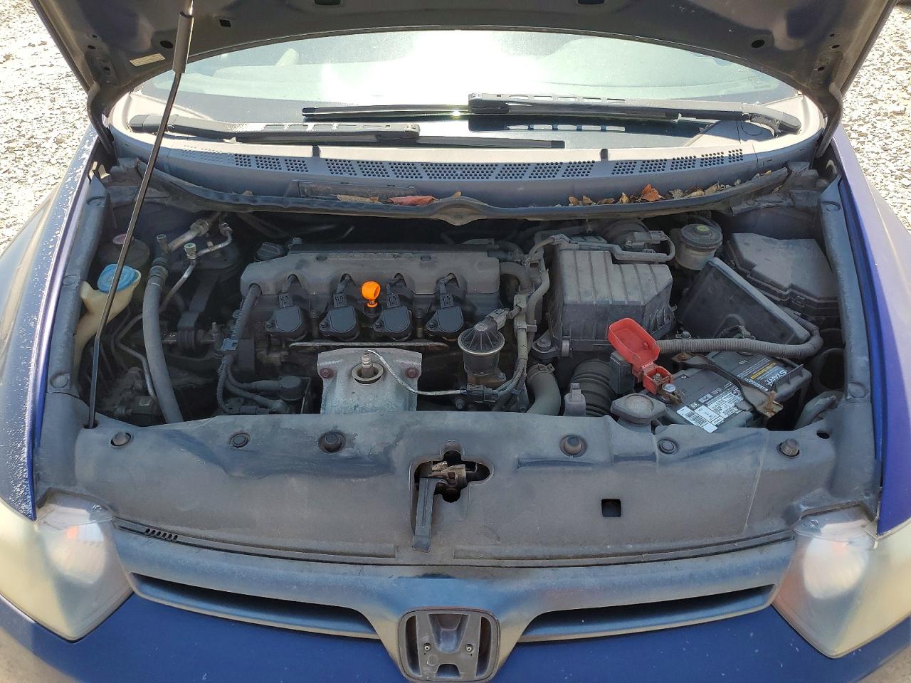 2007 Honda Civic Lx Blue vin: 2HGFG12667H562909