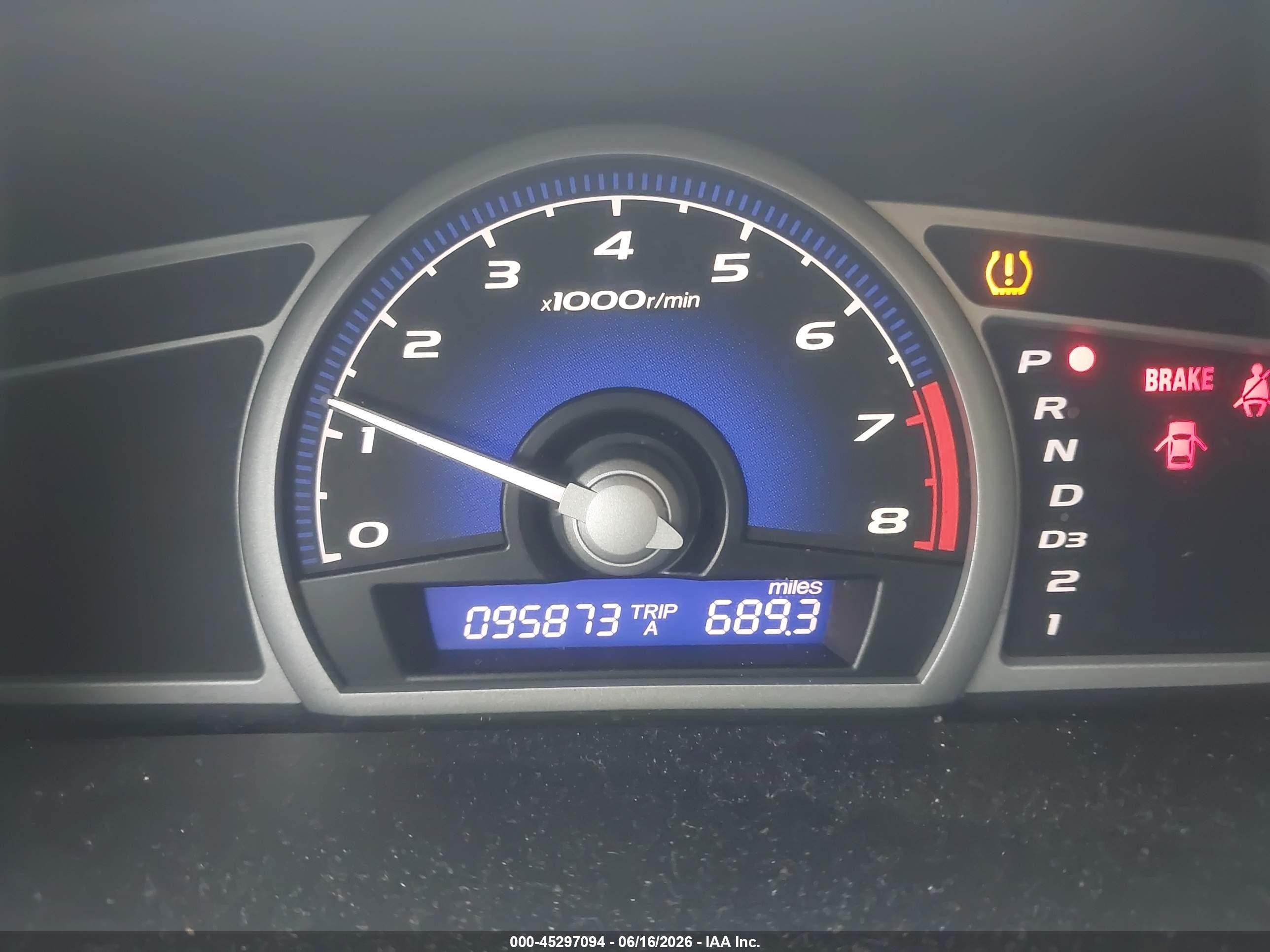 2008 Honda Civic Lx Blue vin: 2HGFG12668H524906