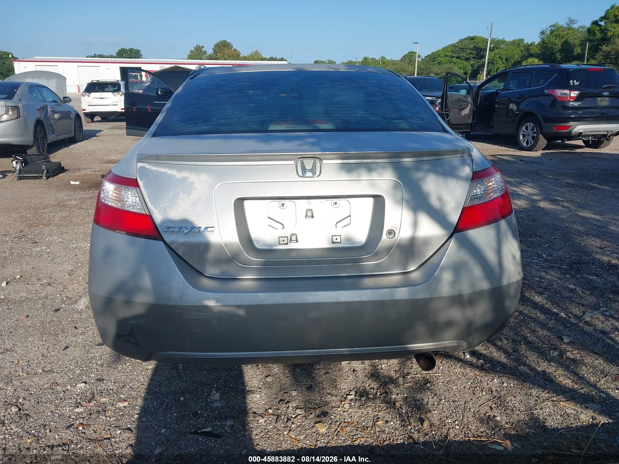 2008 Honda Civic Lx Серебряный vin: 2HGFG12668H538482