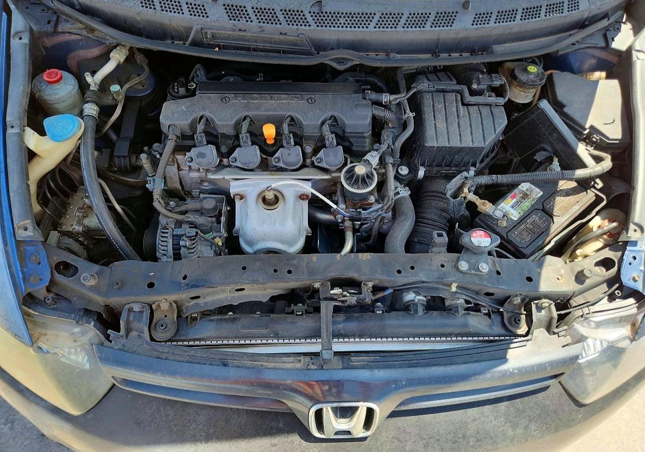 2008 Honda Civic Lx Blue vin: 2HGFG12668H540488
