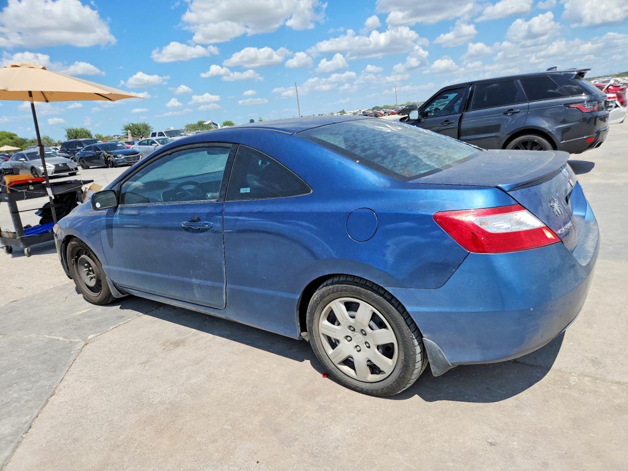 2008 Honda Civic Lx Blue vin: 2HGFG12668H540488