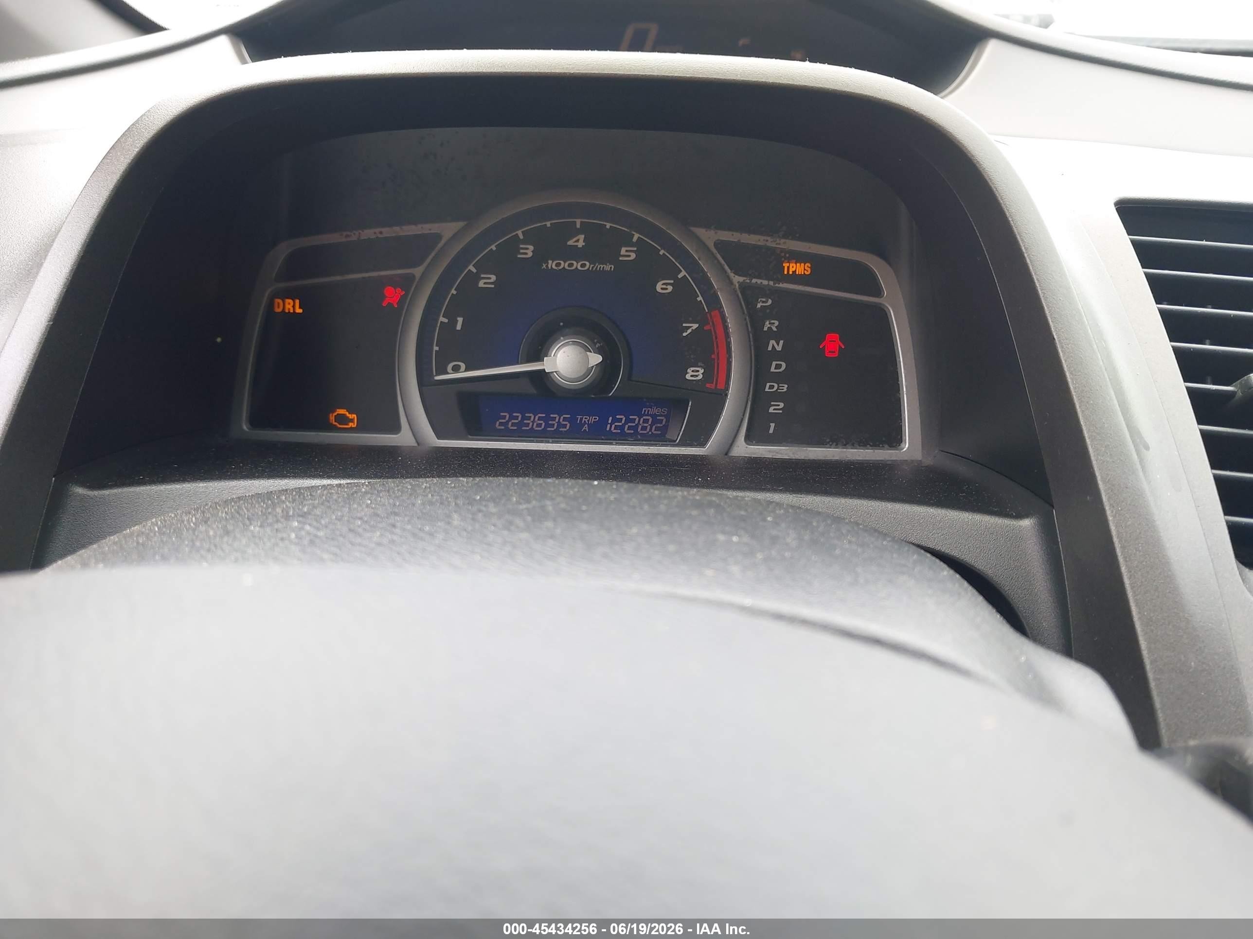 2008 Honda Civic Lx Blue vin: 2HGFG12668H558523