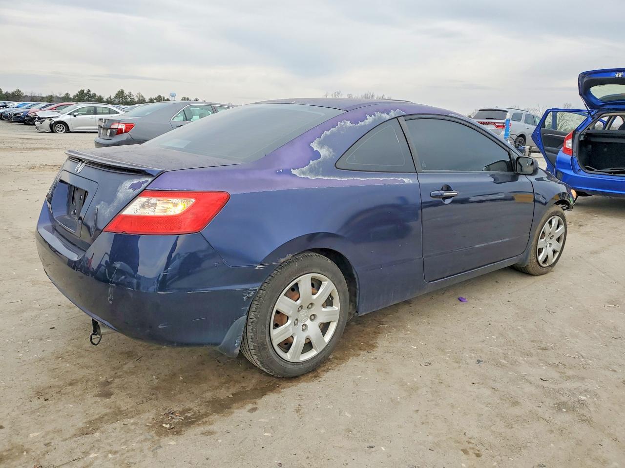 2009 Honda Civic Lx Blue vin: 2HGFG12669H513910