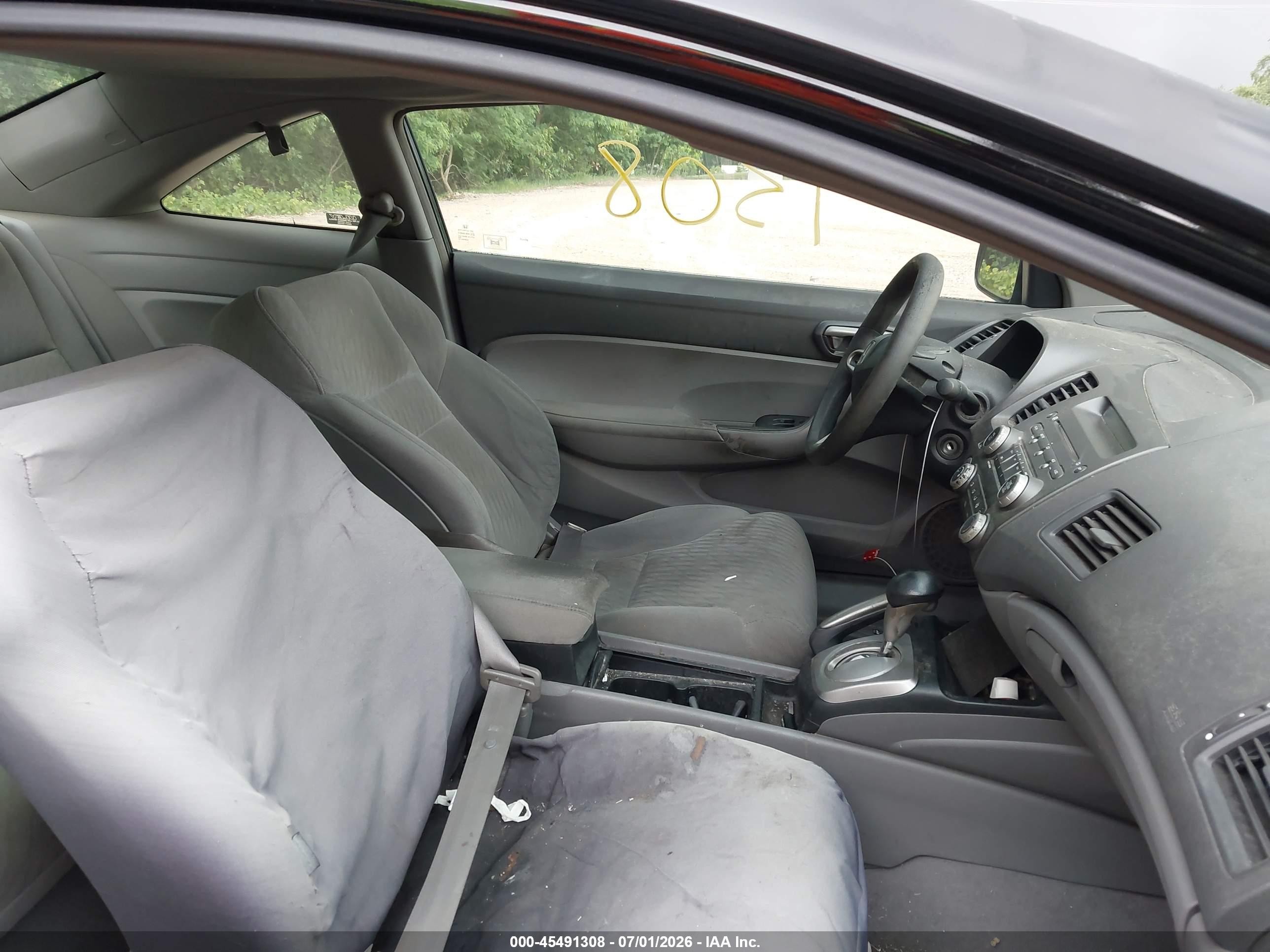 2009 Honda Civic Lx Black vin: 2HGFG12669H531775