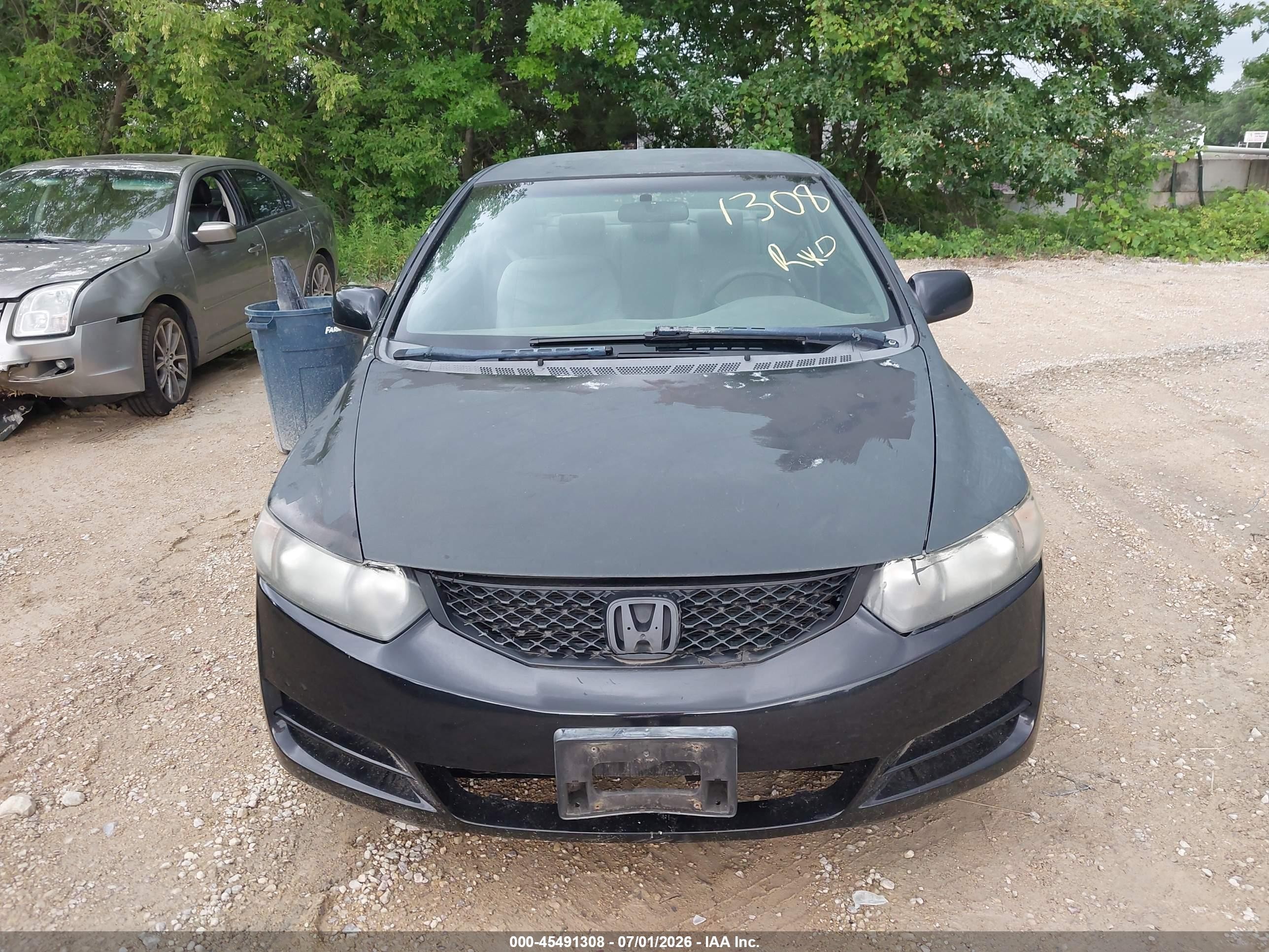 2009 Honda Civic Lx Black vin: 2HGFG12669H531775