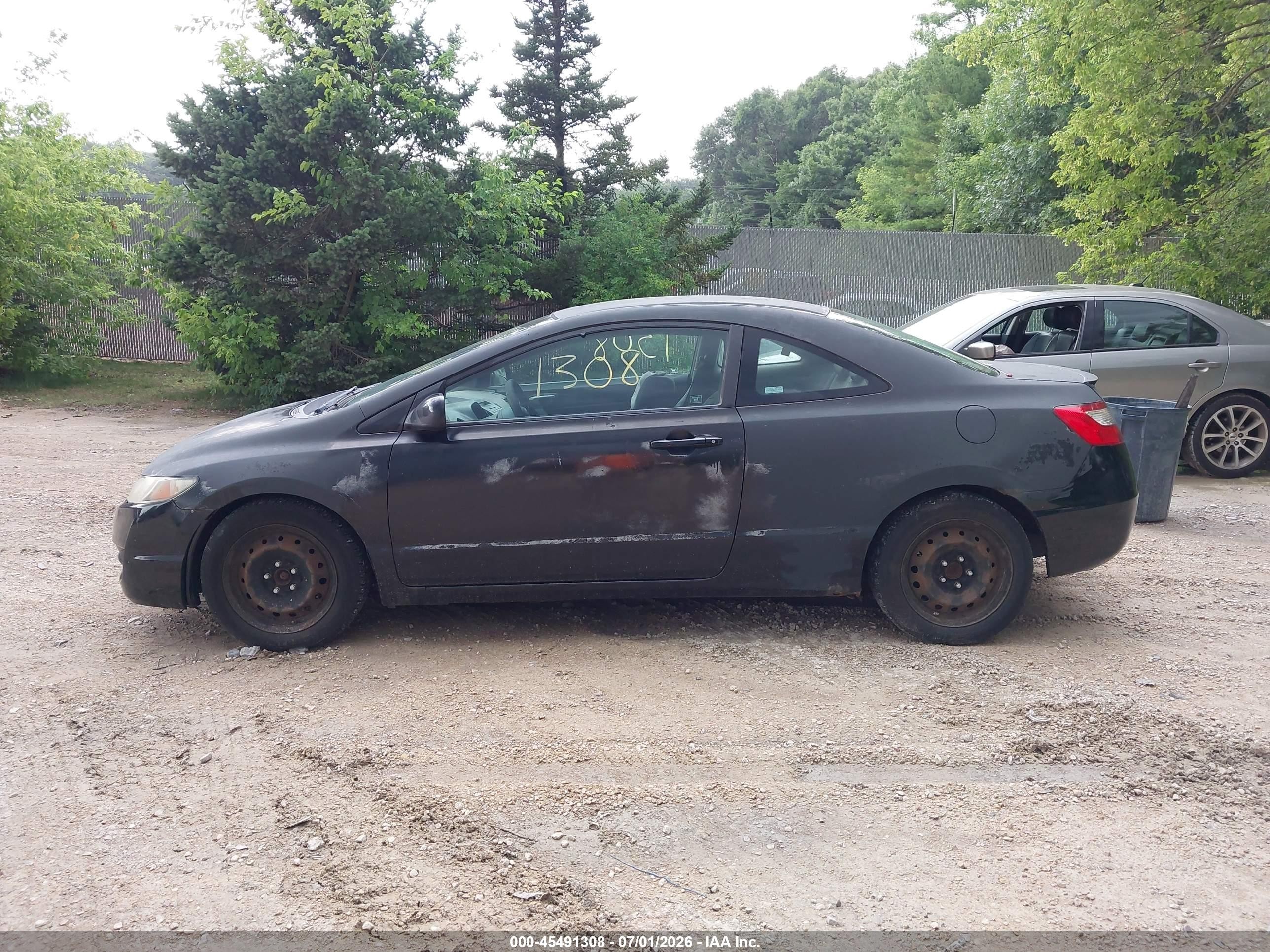 2009 Honda Civic Lx Black vin: 2HGFG12669H531775