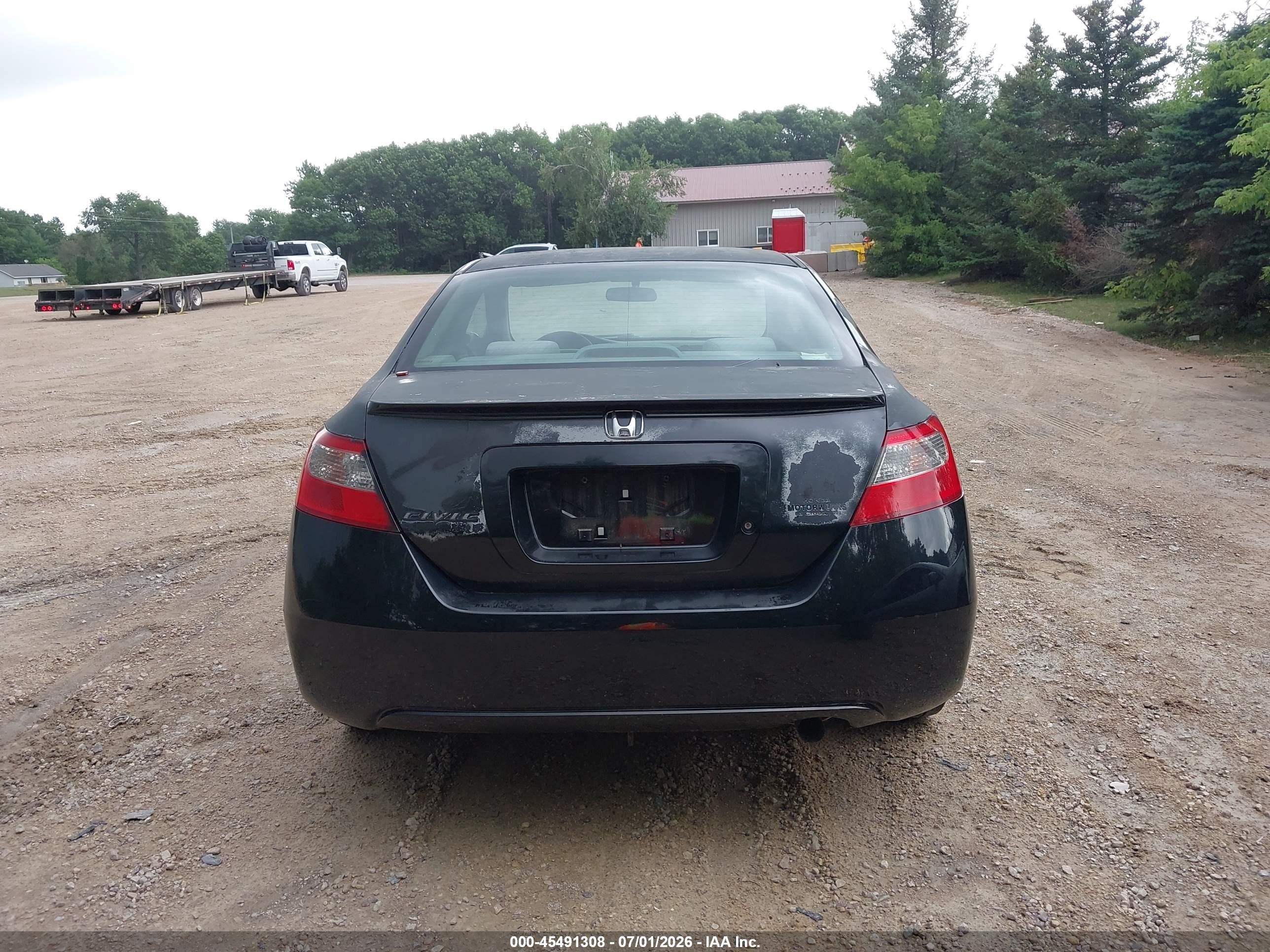 2009 Honda Civic Lx Black vin: 2HGFG12669H531775