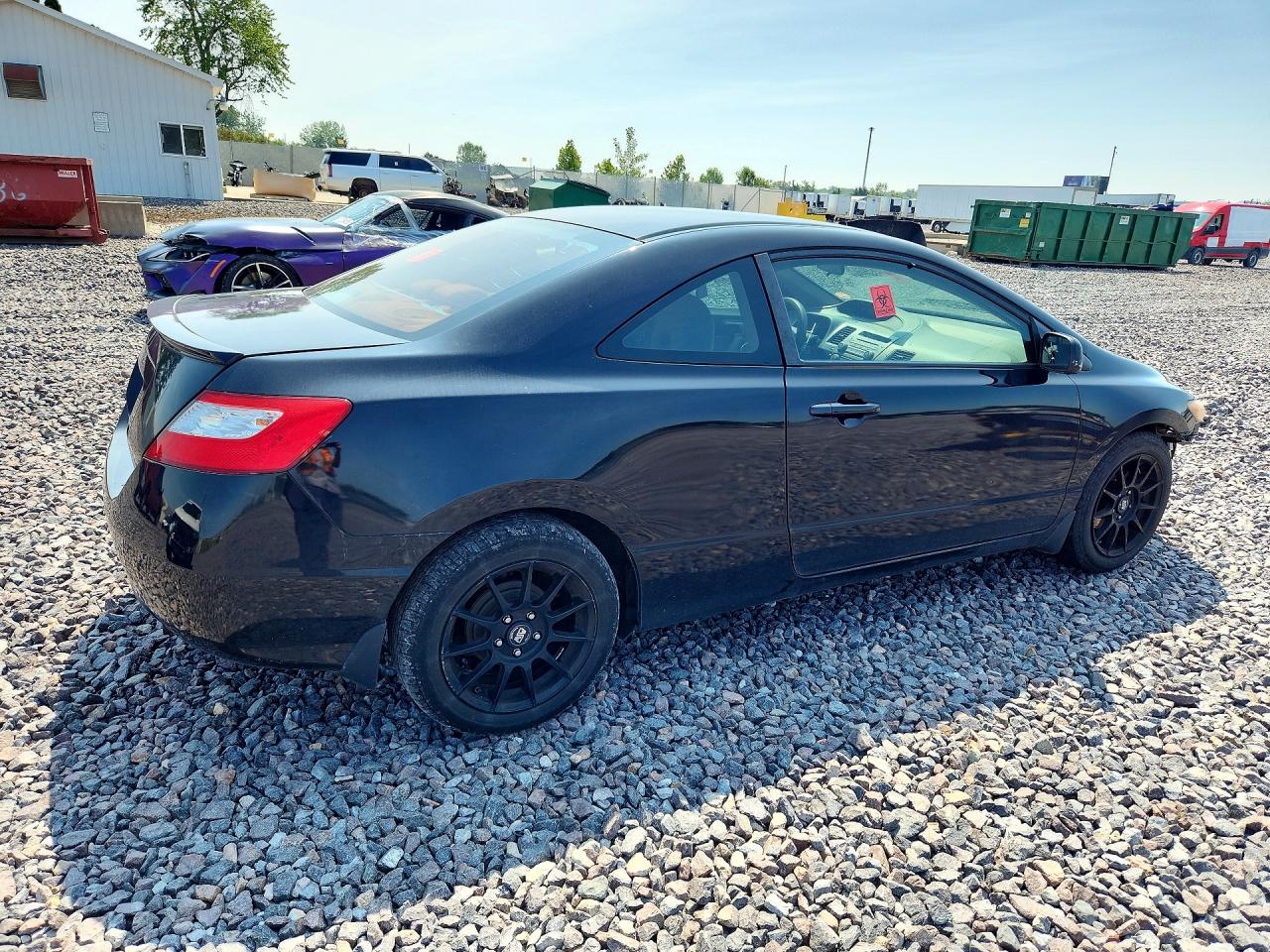 2009 Honda Civic Lx Black vin: 2HGFG12669H533994