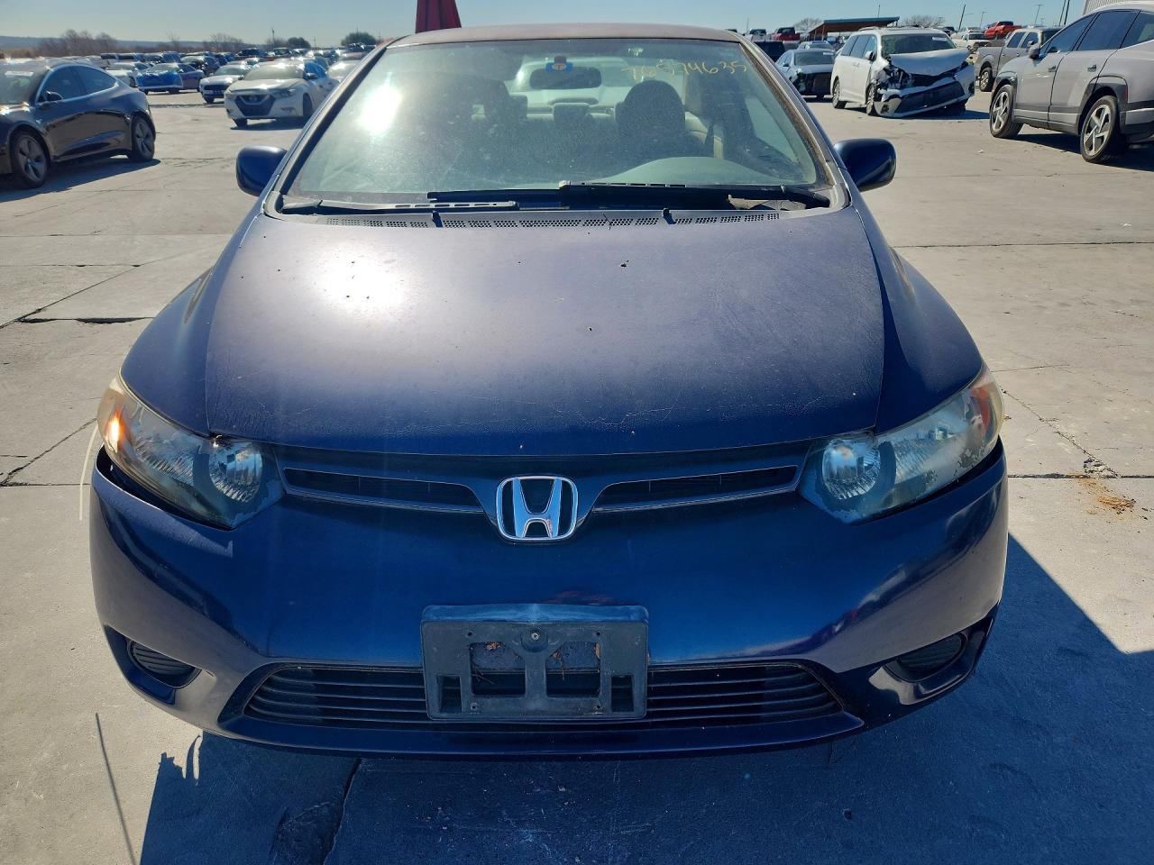 2006 Honda Civic Lx Blue vin: 2HGFG12676H533658
