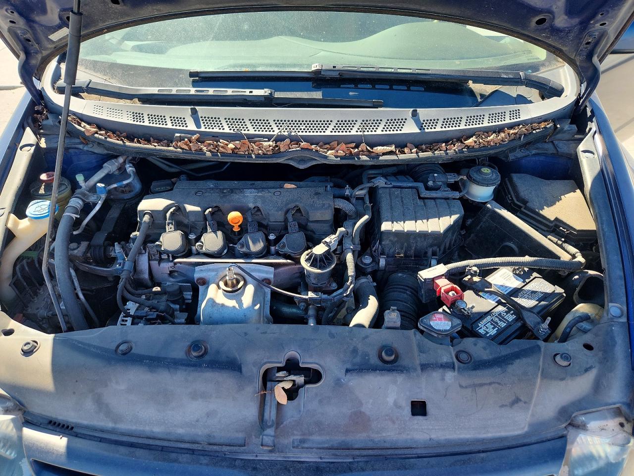 2006 Honda Civic Lx Blue vin: 2HGFG12676H533658