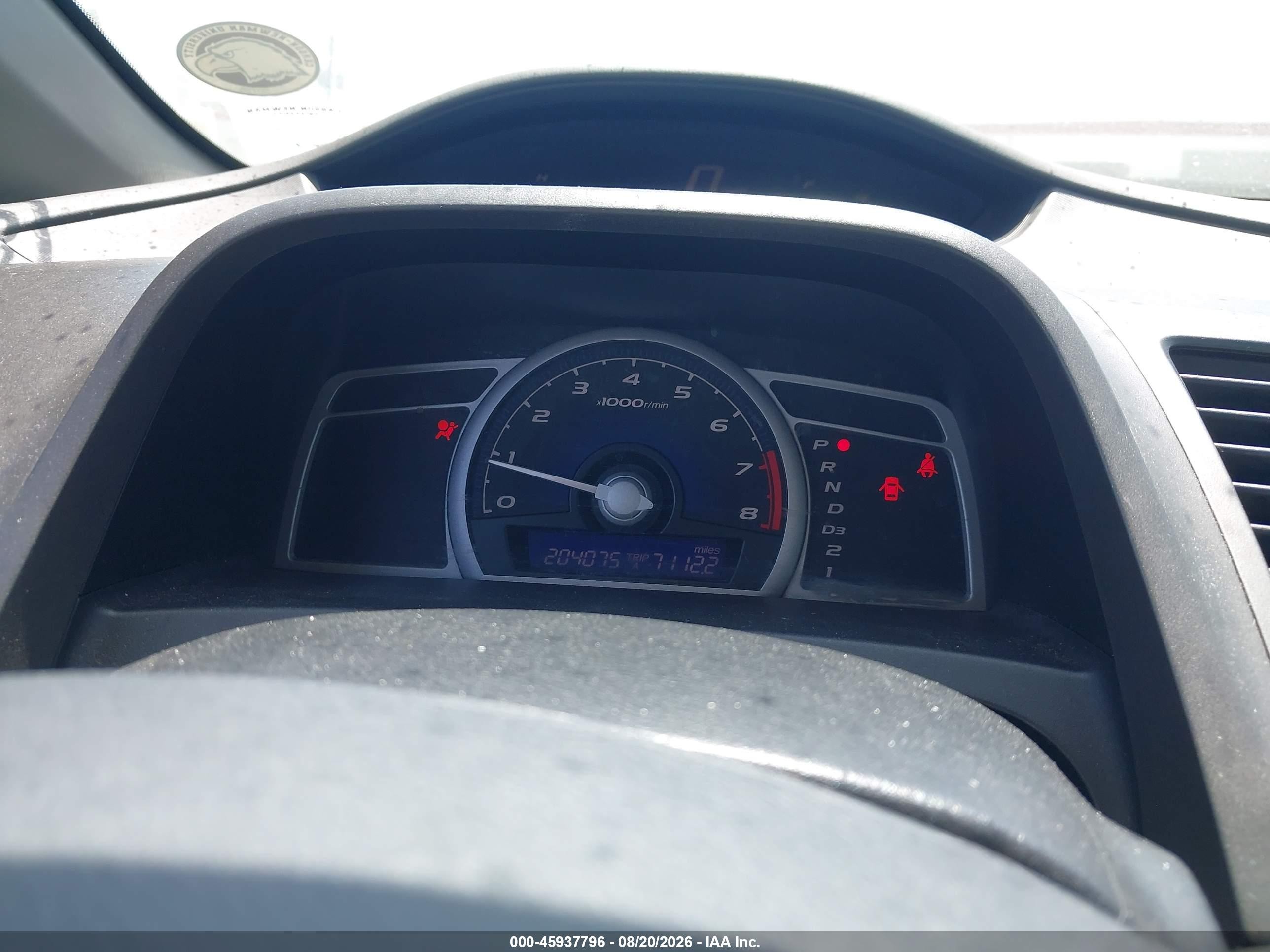 2006 Honda Civic Lx Blue vin: 2HGFG12676H550623