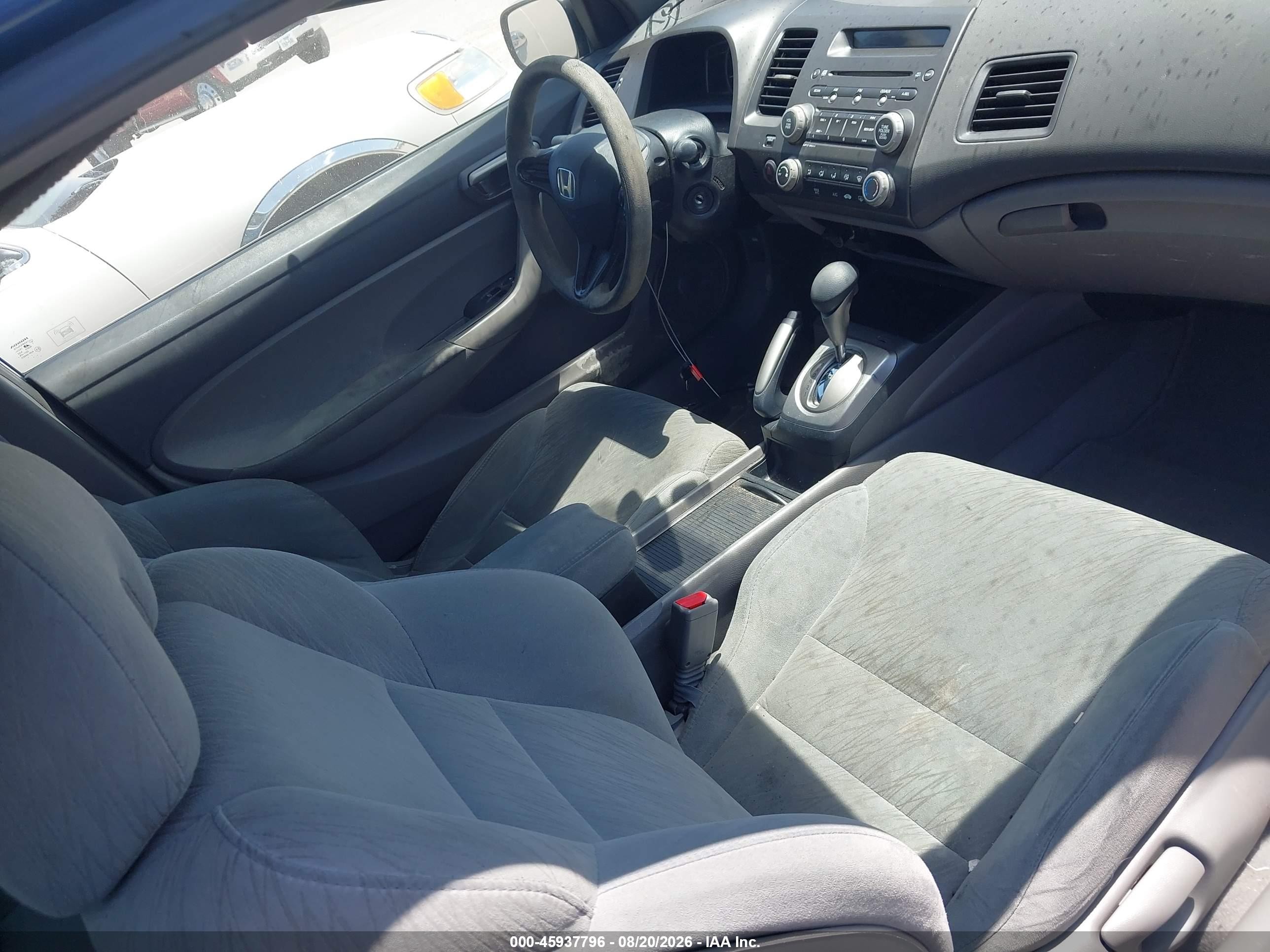 2006 Honda Civic Lx Blue vin: 2HGFG12676H550623