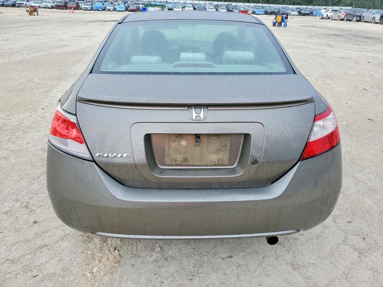 2007 Honda Civic Lx Gray vin: 2HGFG12677H510186