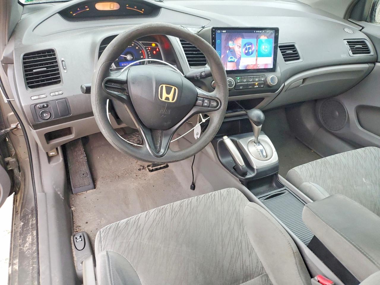 2007 Honda Civic Lx Gray vin: 2HGFG12677H510186