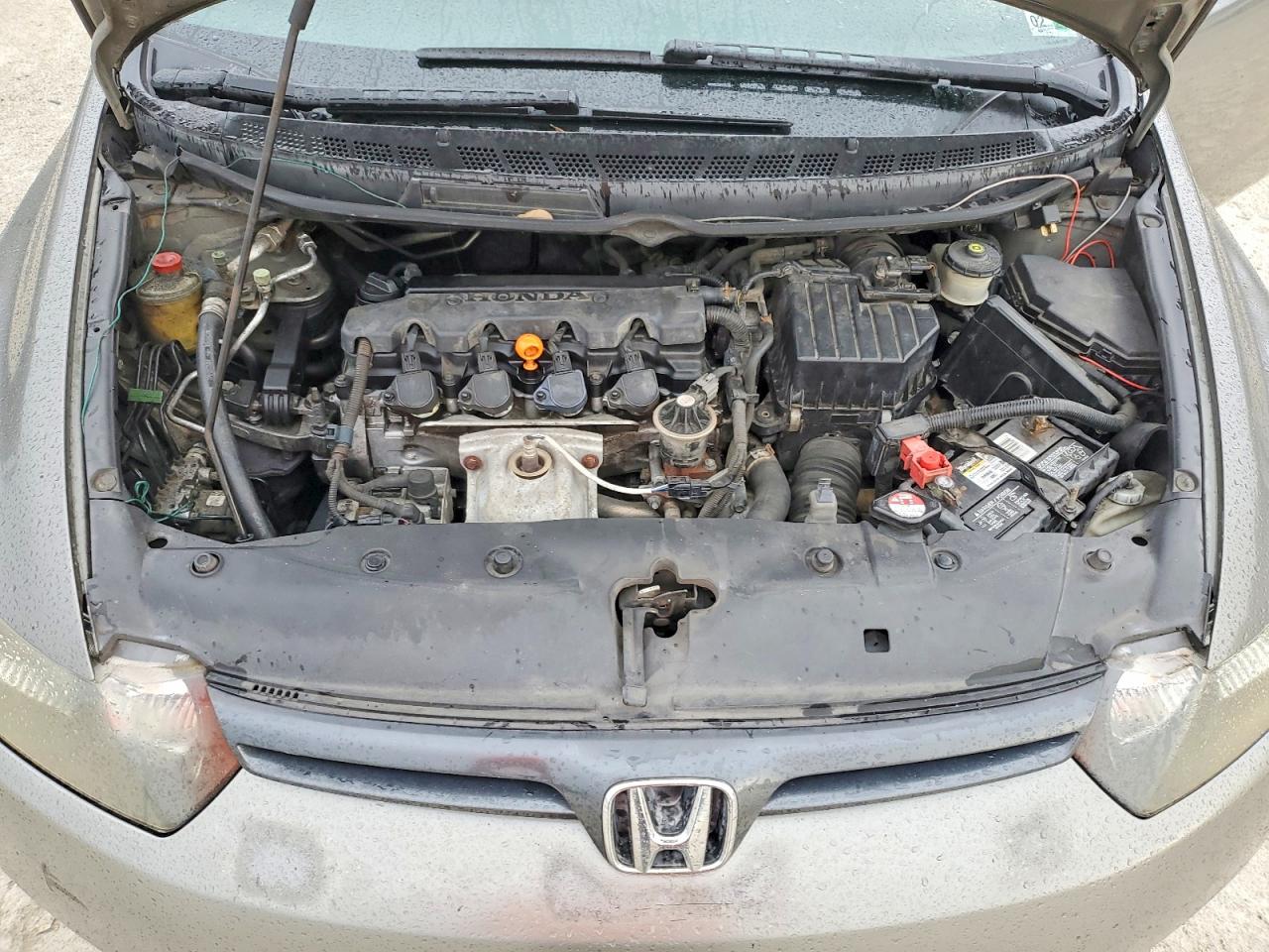 2007 Honda Civic Lx Gray vin: 2HGFG12677H510186