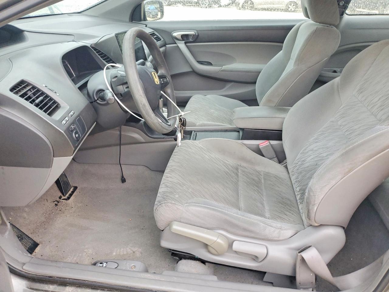 2007 Honda Civic Lx Gray vin: 2HGFG12677H510186