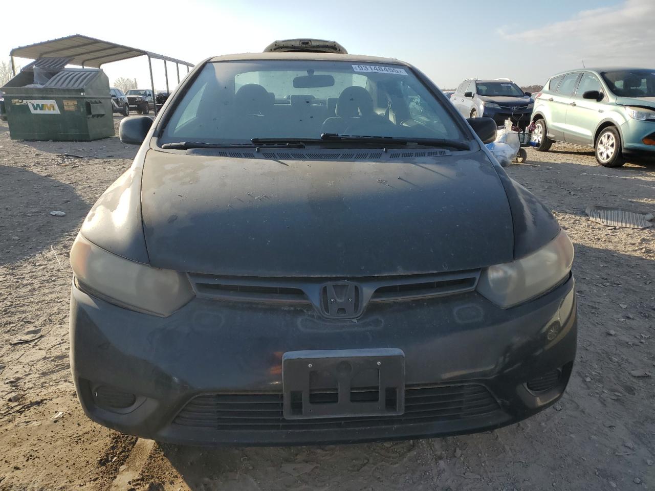2007 Honda Civic Lx Black vin: 2HGFG12677H542314
