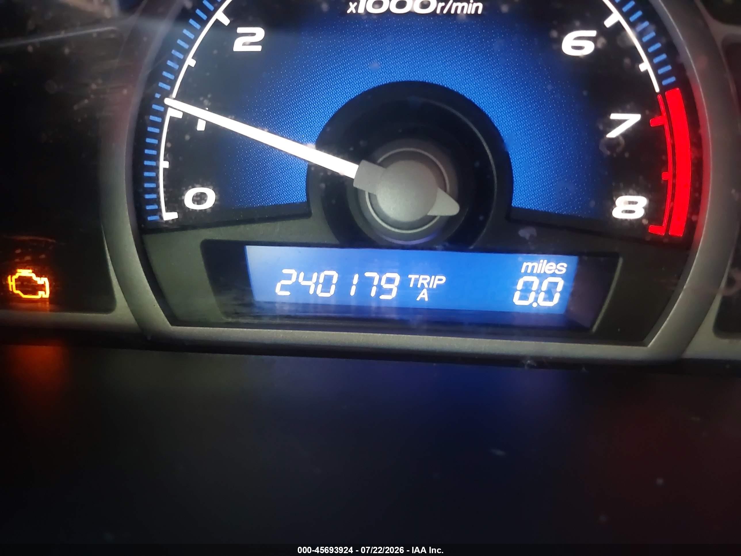 2007 Honda Civic Lx Blue vin: 2HGFG12677H558030