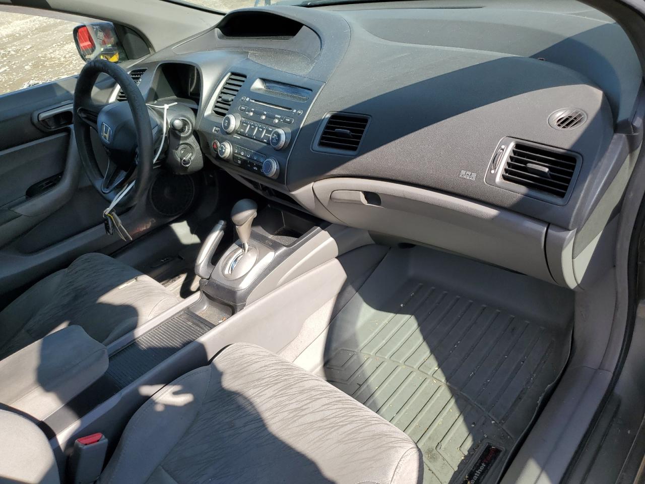 2007 Honda Civic Lx Gray vin: 2HGFG12677H565477