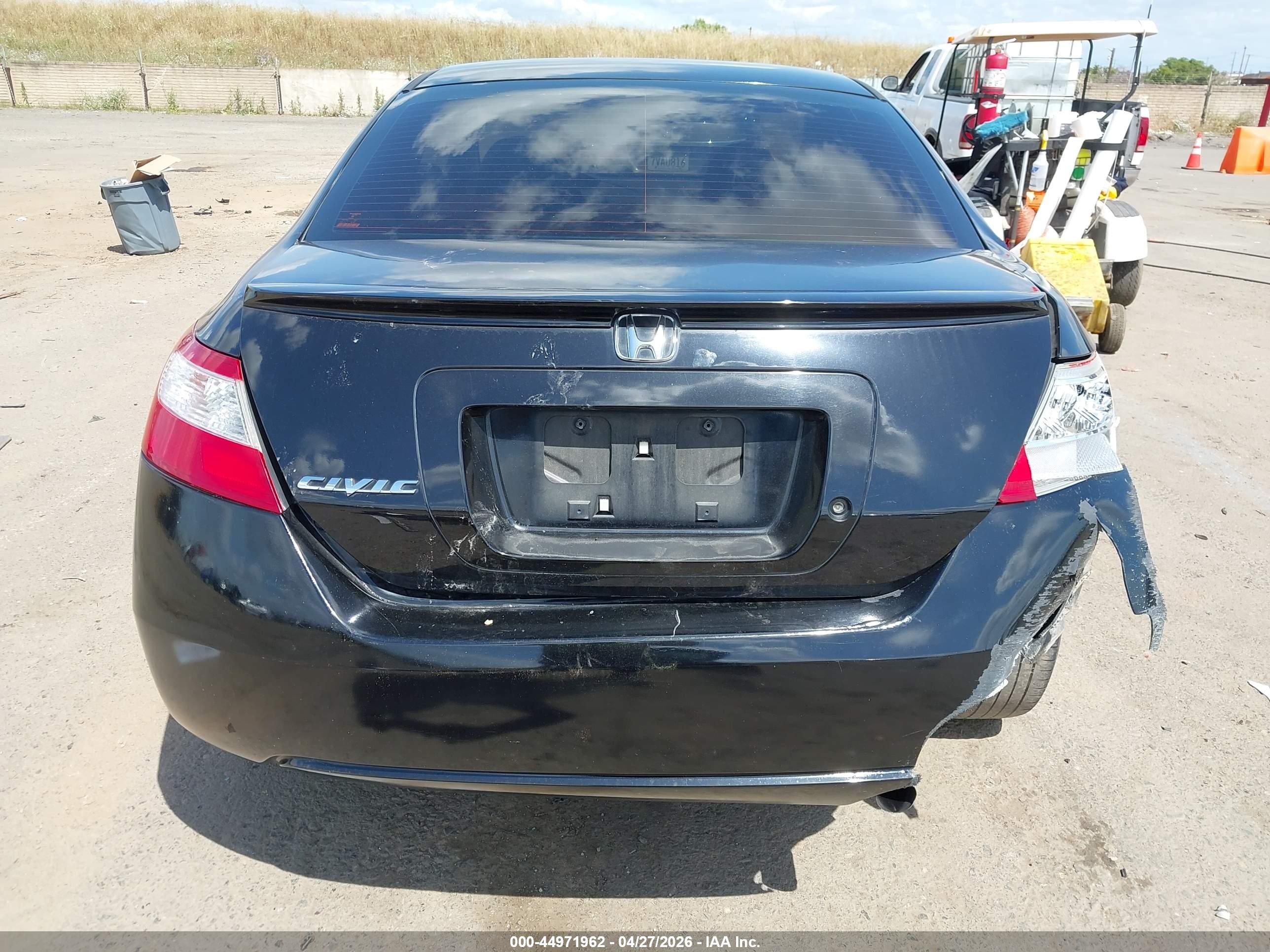 2008 Honda Civic Lx Black vin: 2HGFG12678H501702