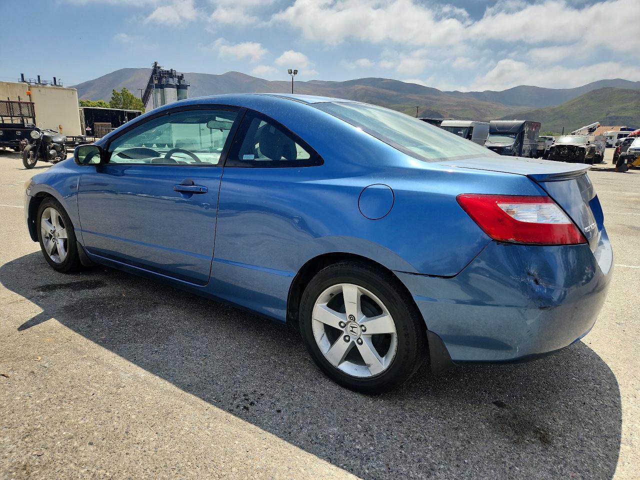 2008 Honda Civic Lx Blue vin: 2HGFG12678H542427