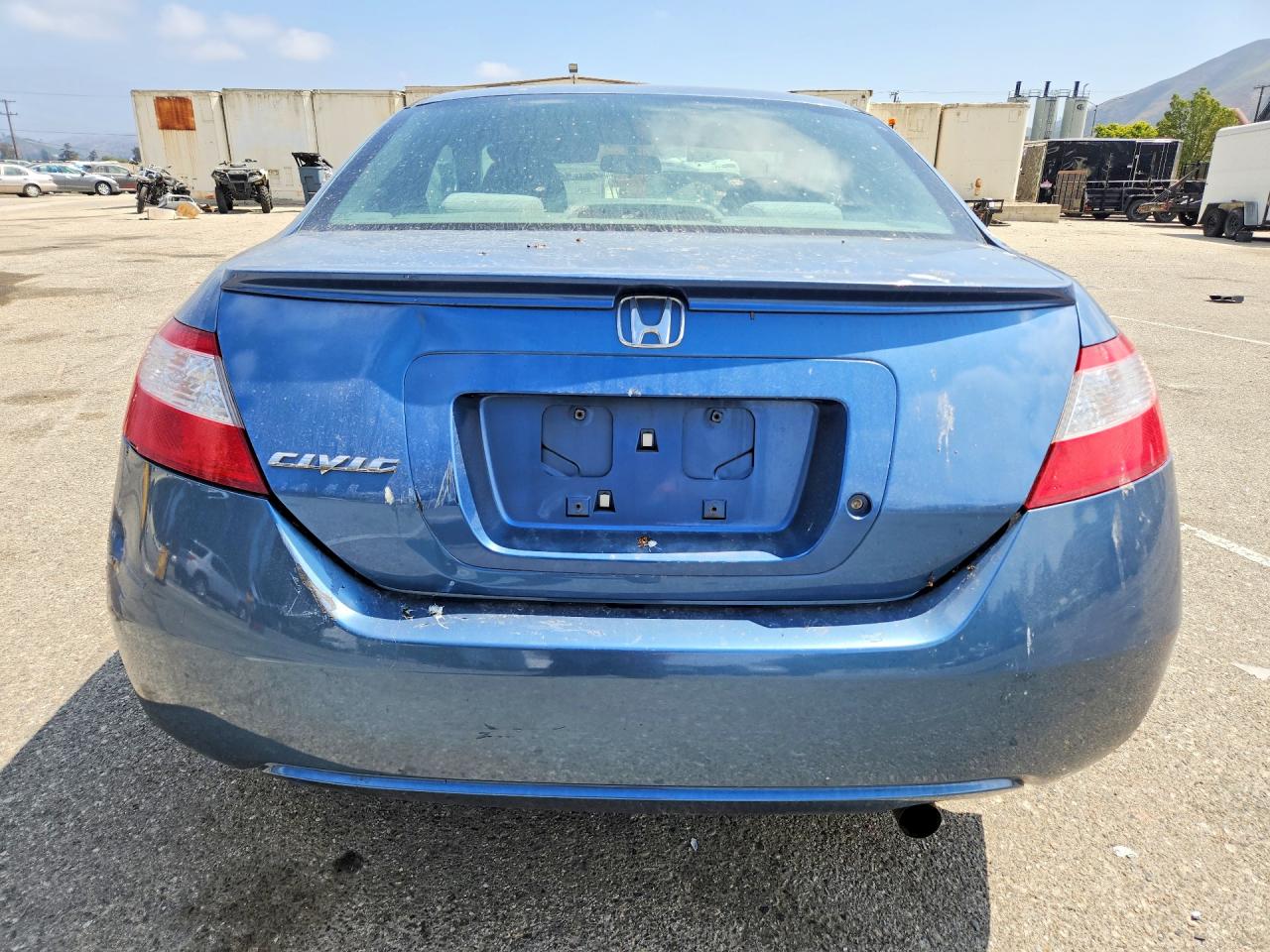 2008 Honda Civic Lx Blue vin: 2HGFG12678H542427