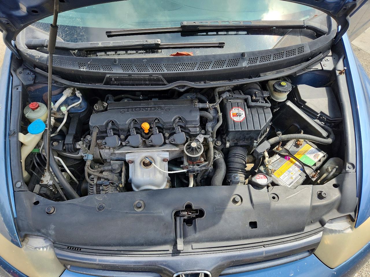 2008 Honda Civic Lx Blue vin: 2HGFG12678H542427