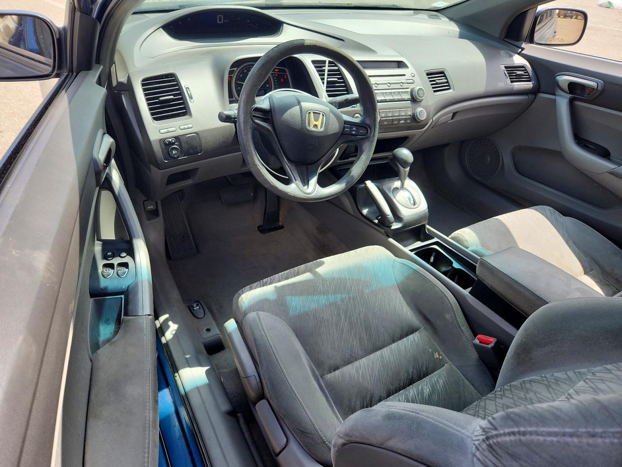 2008 Honda Civic Lx Blue vin: 2HGFG12678H542427