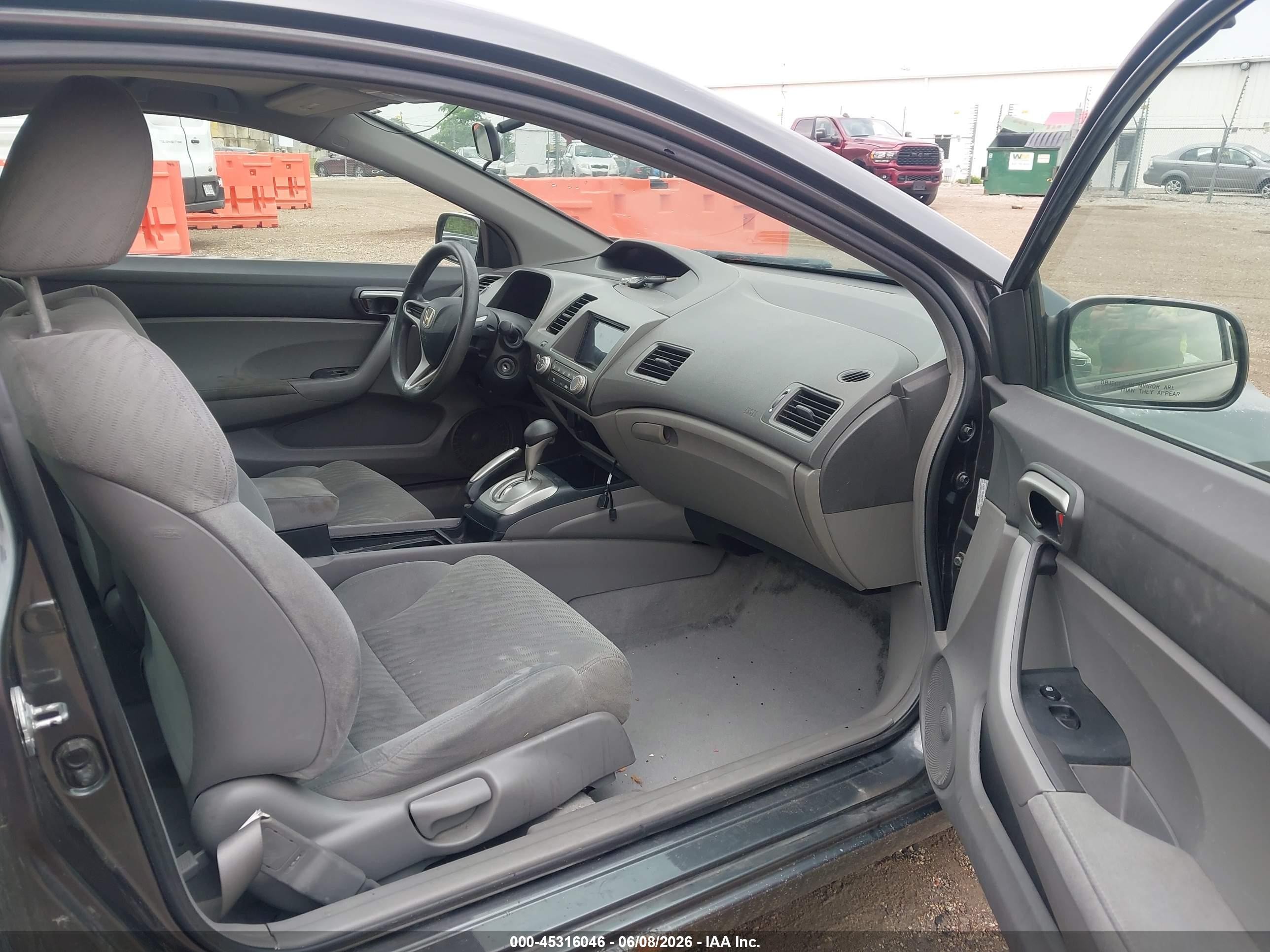 2009 Honda Civic Lx Gray vin: 2HGFG12679H541277