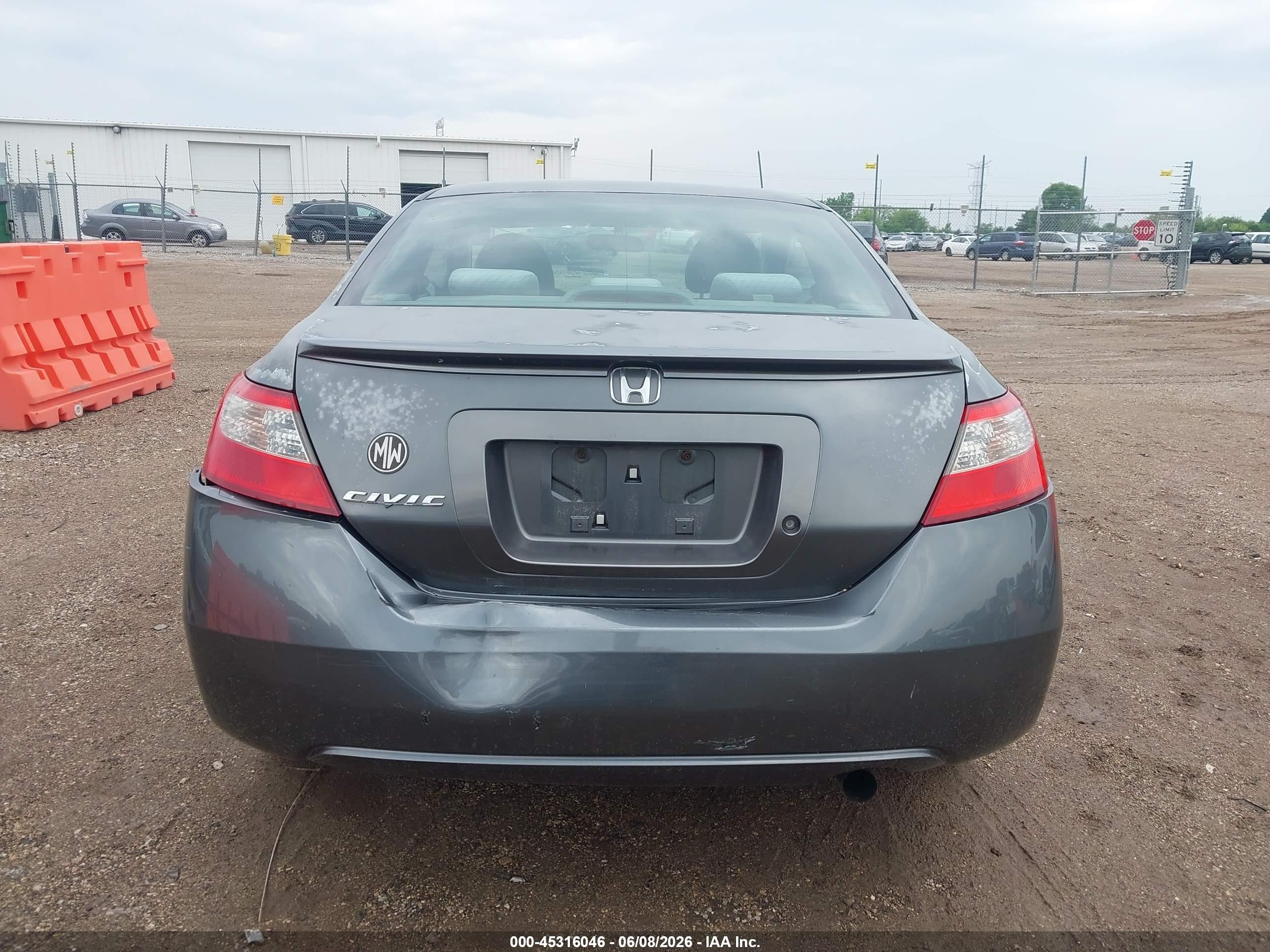 2009 Honda Civic Lx Gray vin: 2HGFG12679H541277